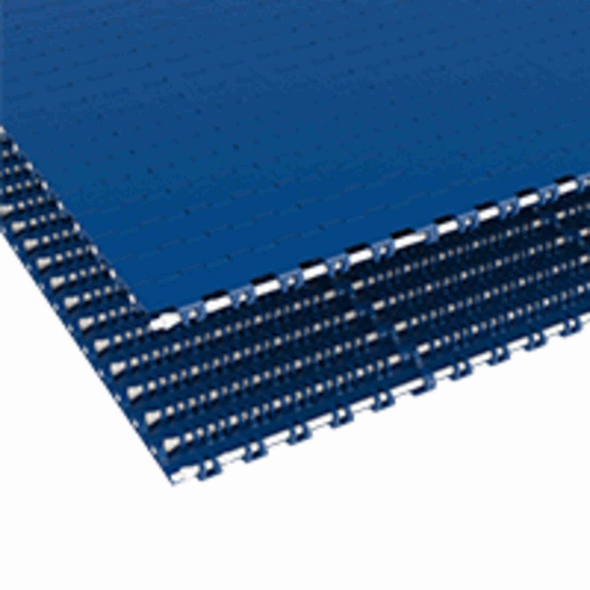 Rexnord 1015 Straight Running Solid Top, Material: Blue Low Temperature, Width: 8in, Pitch: 1in - 10683387