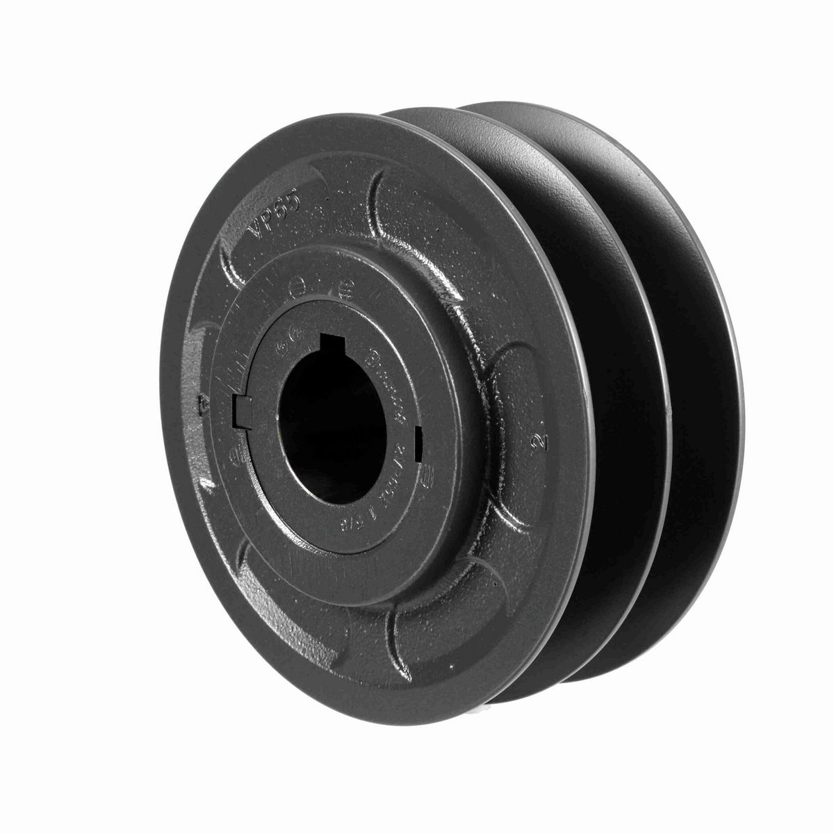 Browning 2 Groove Cast Iron Finish Bore FHP Variable Pitch Sheave - 2VP65X 1 5/8