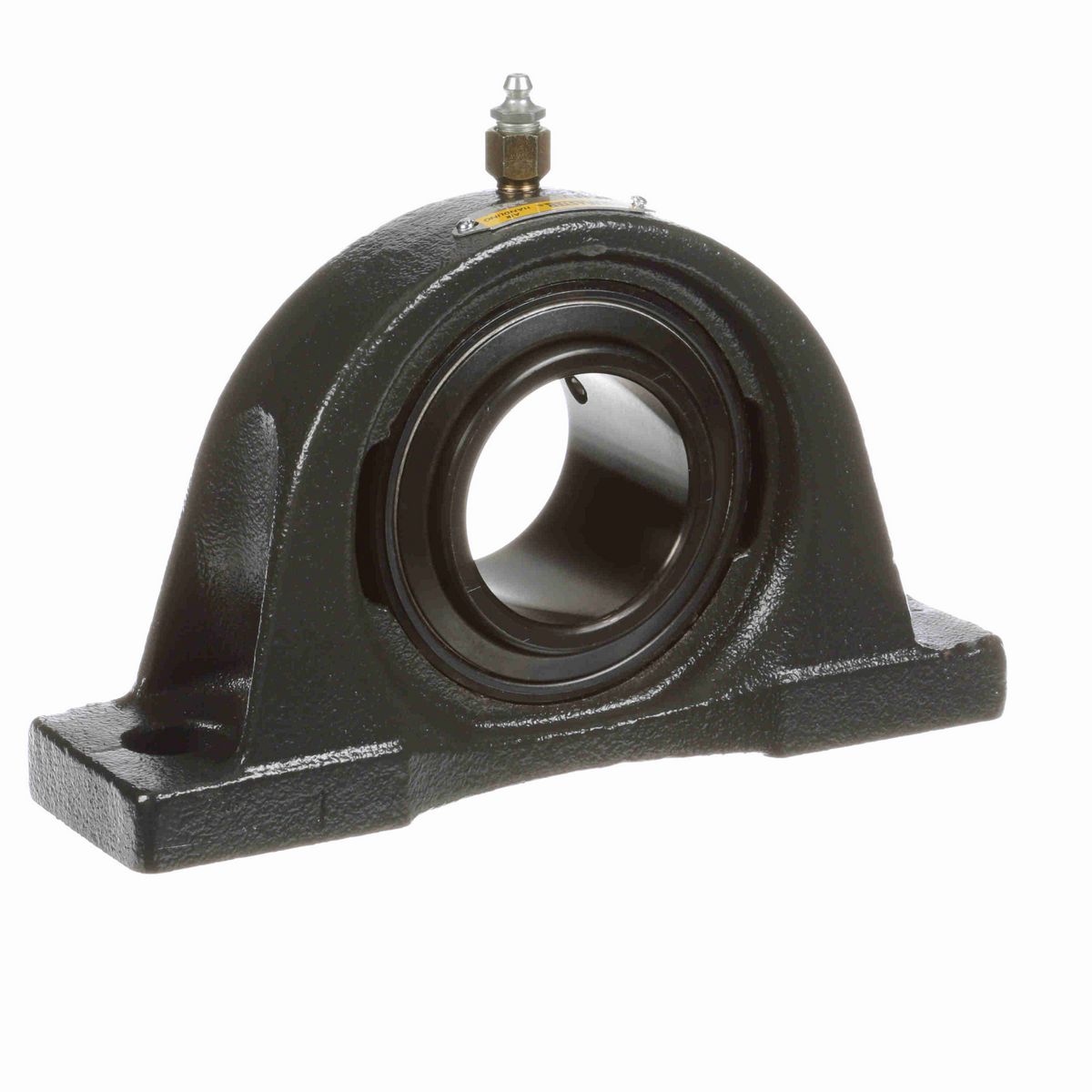 Sealmaster Mounted Cast Iron Two Bolt Pillow Block Ball Bearing - 52100 Bearing Steel, Black Oxided - Setscrew Lock - High Temperature - NP-35 VL