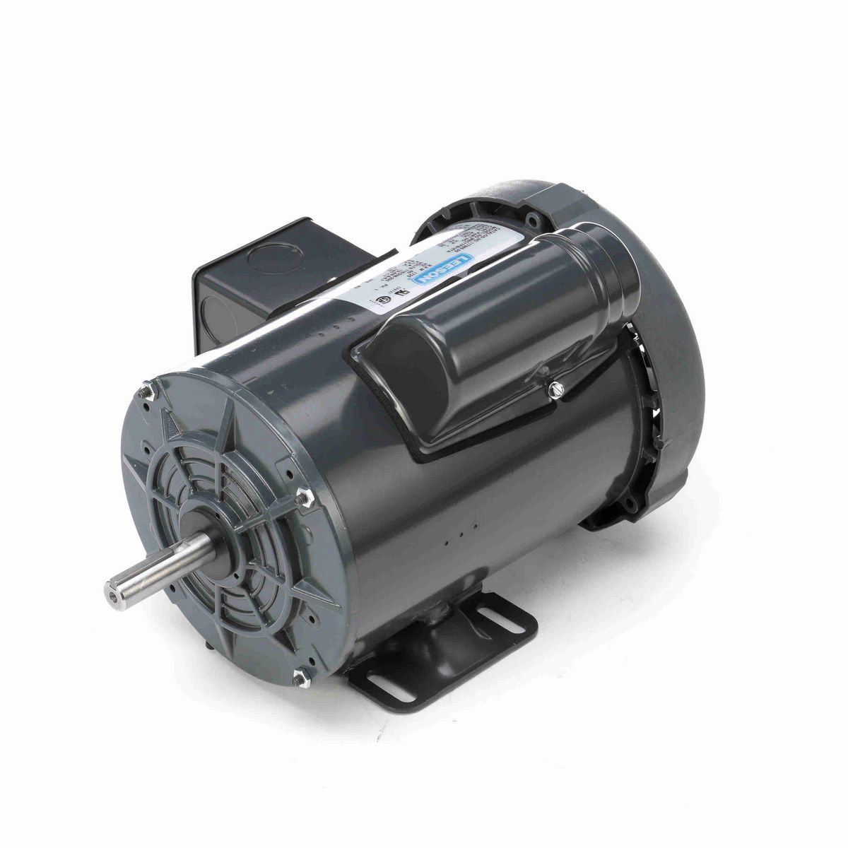 LEESON Agricultural Motor, 1 HP, 1 Ph, 60 Hz, 115/230 V, 1800 RPM, 56 Frame, TEFC - 117865.00