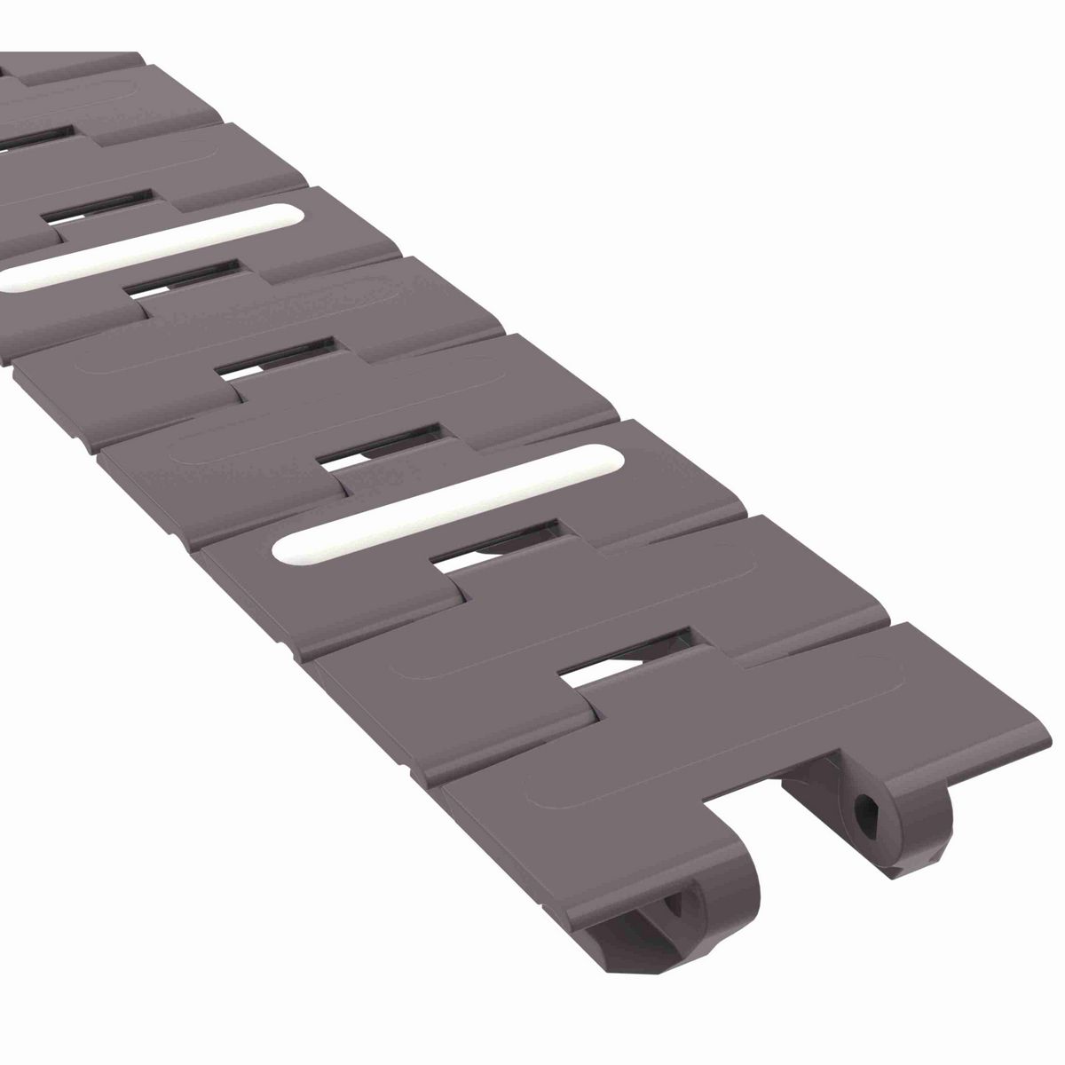 Rexnord 880TAB RubberTop® Side-flexing RubberTop®, Material: Brown High Performance, Width: 3.25in, Pitch: 1.5in - 81416321