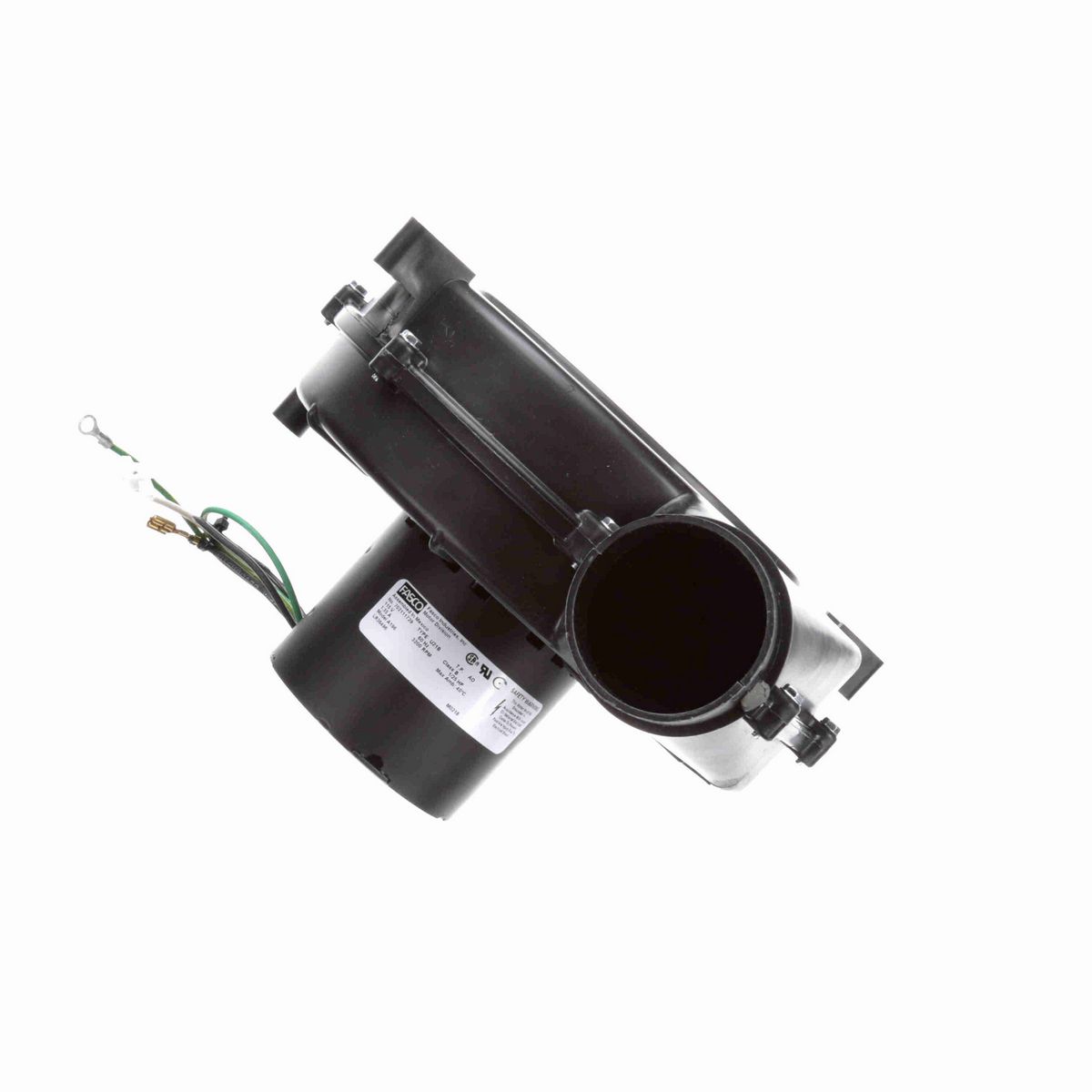 FASCO Round Outlet Shaded Pole OEM Replacement Draft Inducer Blower, 115 Volts, Flange: No - A196