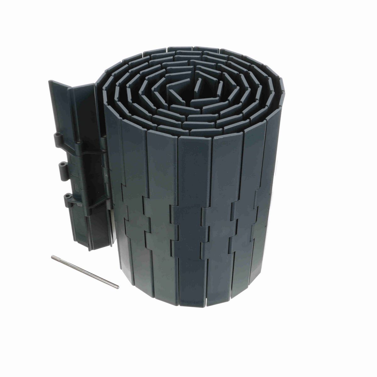 System Plast 821 Straight Running Solid Top, Material: NG evo (Gray Blue), Width: 12in, Pitch: 1.5in - NGE821-K1200