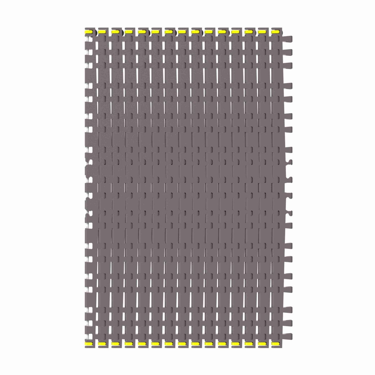 Rexnord 7956B Side-flexing Flush Grid, Material: Brown High Performance, Width: 30in, Pitch: 1.25in - 81450891