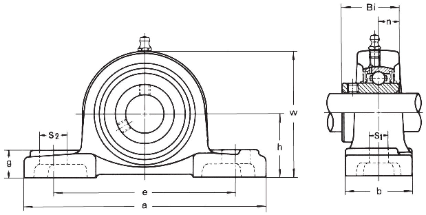 Подшипниковый узел ASAHI type MUCP 200, MUCT 209 [505976]