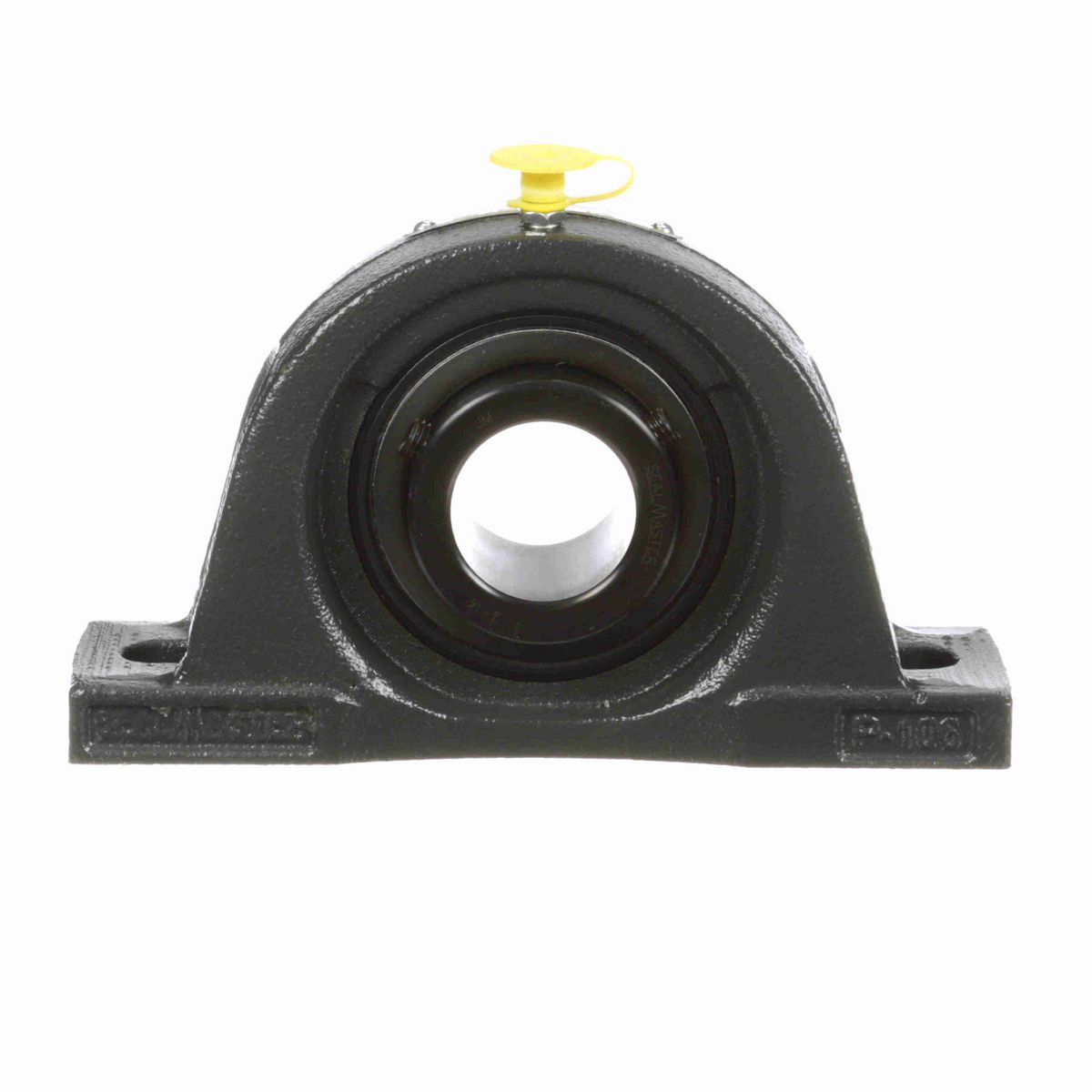 Sealmaster Mounted Cast Iron Two Bolt Low Base Pillow Block Ball Bearing - 52100 Bearing Steel, Black Oxided - Setscrew Lock - NPL-20