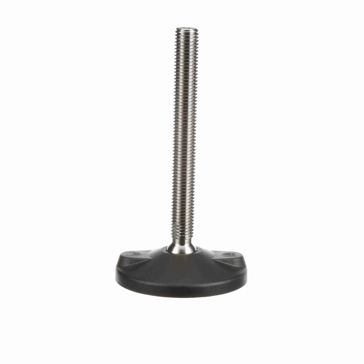 System Plast Articulating Plastic Leveler; Series: VG-511, Base Diameter: 4, Spindle Length: 6.09-in, Thread: 3/4-10 - VG-511-04-S34-L7