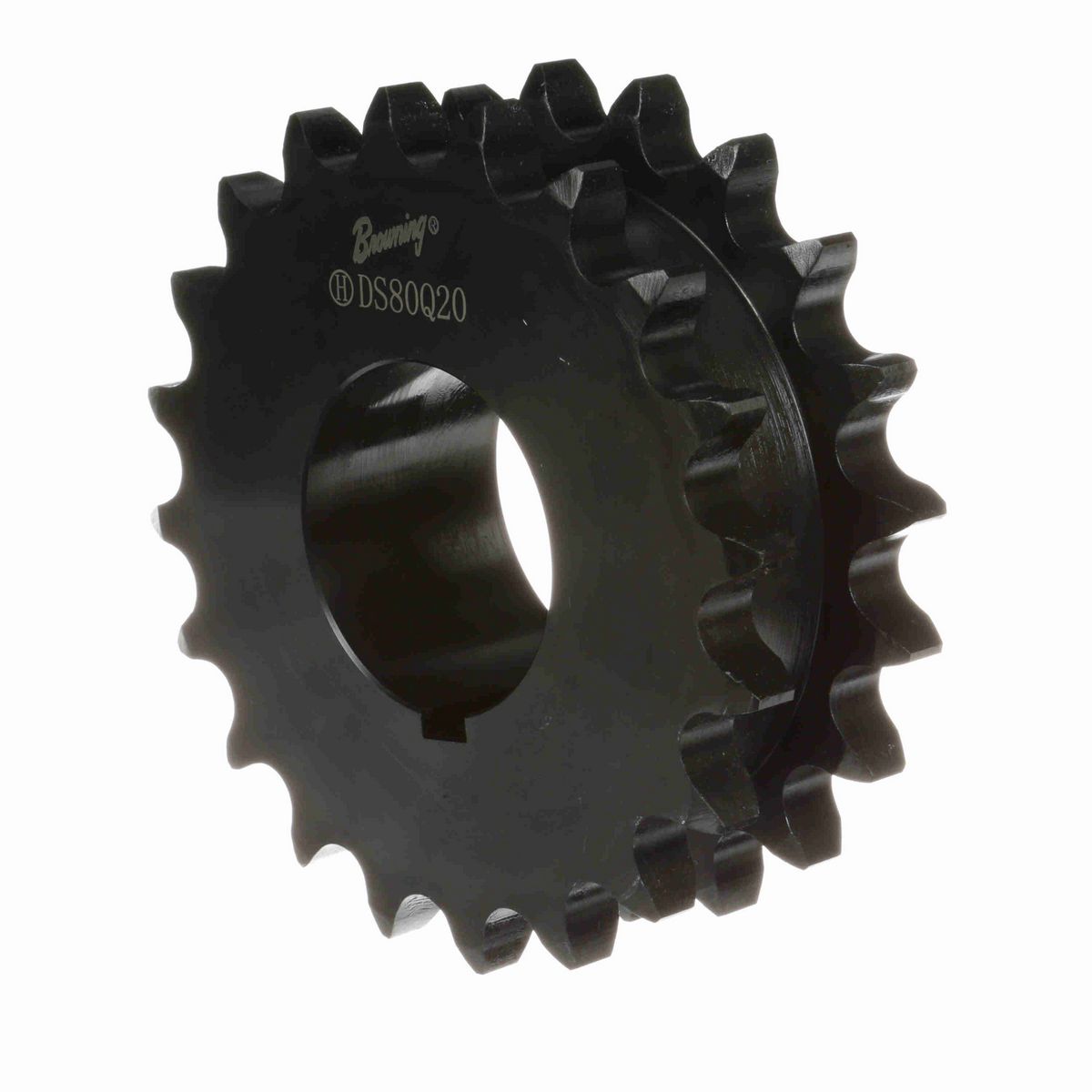 Browning Steel Bushed Bore Roller Chain Sprocket - DS80Q20