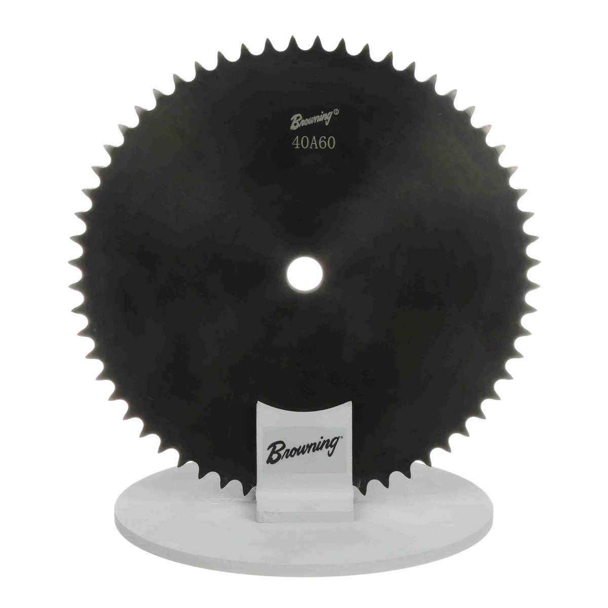 Browning Steel Minimum Plain Bore Roller Chain Sprocket - 40A60