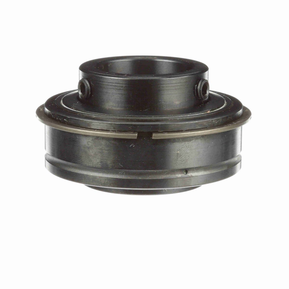 Sealmaster Mounted Insert Only Ball Bearing - 52100 Bearing Steel, Black Oxided - Setscrew Lock - ER-207