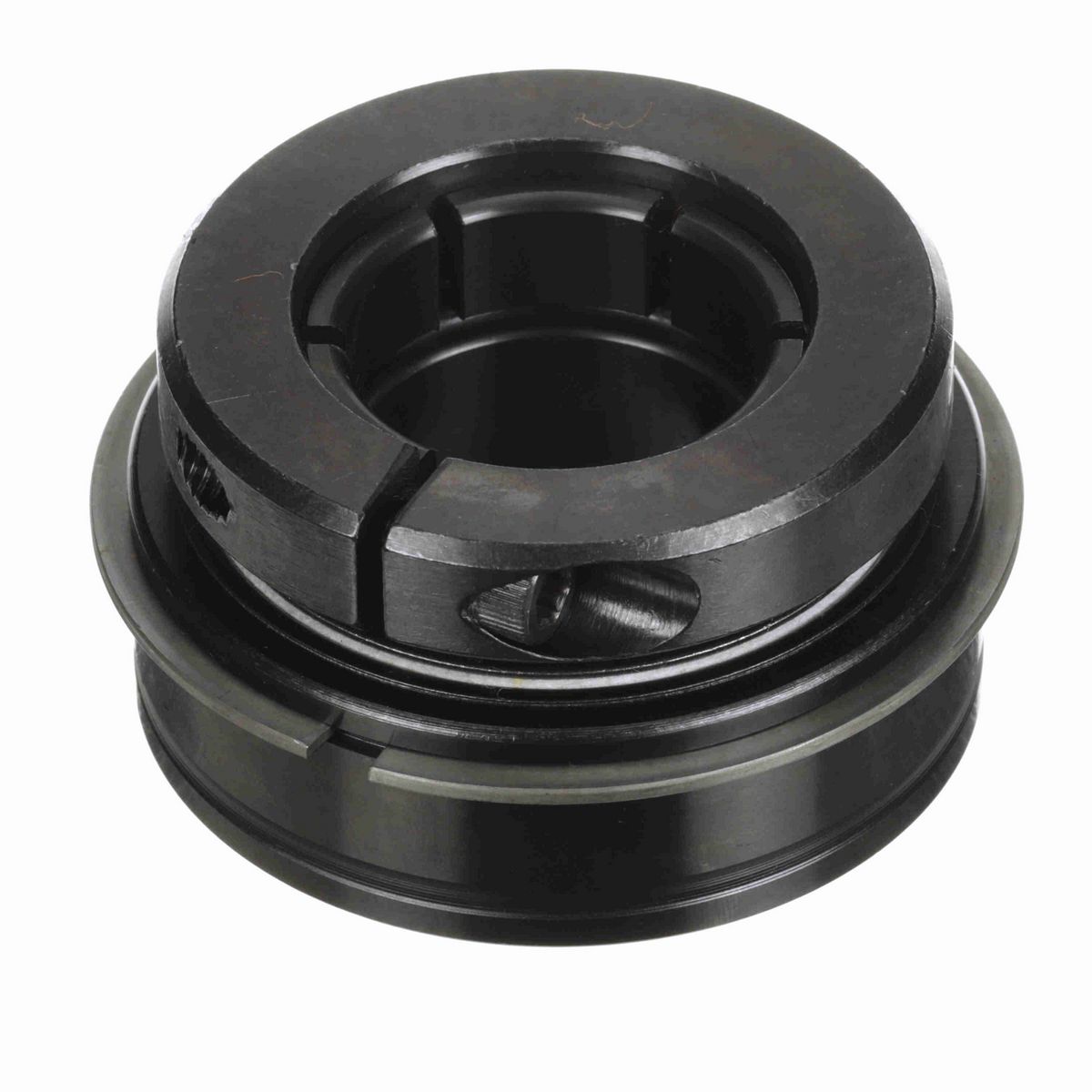 Sealmaster Mounted Insert Only Ball Bearing - 52100 Bearing Steel, Black Oxided - Concentric Lock - ER-207TM