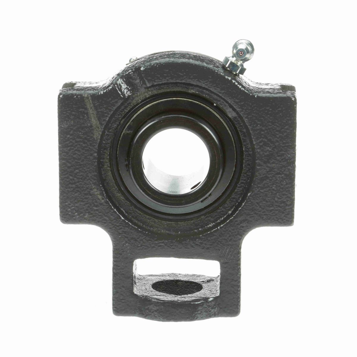 Sealmaster Mounted Cast Iron Wide Slot Take Up Ball Bearing - 52100 Bearing Steel, Black Oxided - Setscrew Lock - ST-18
