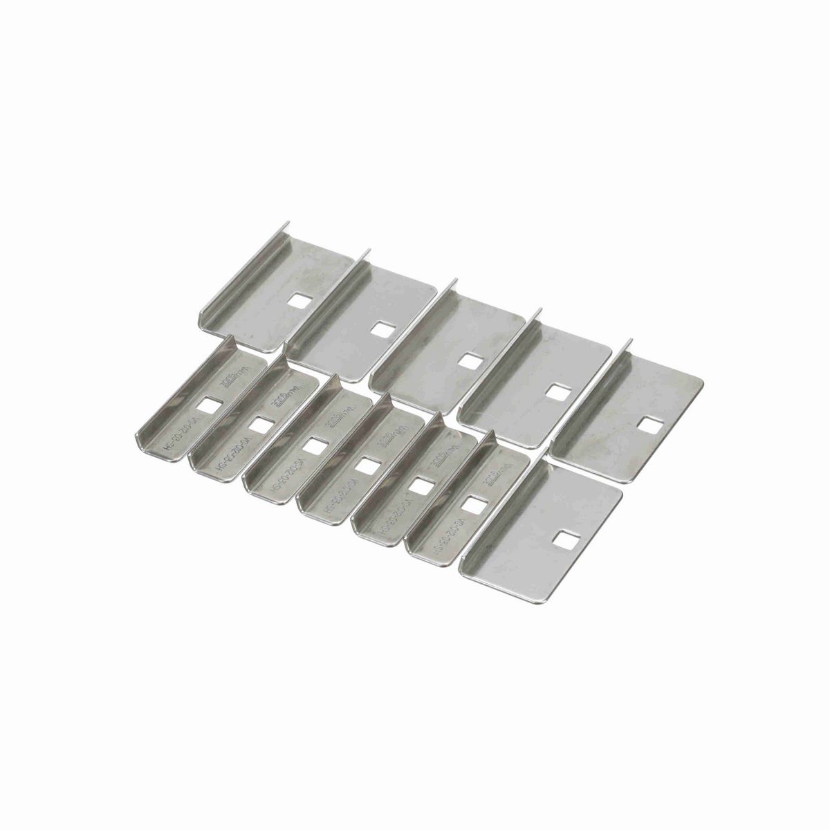 System Plast Single Rail Clamp, 316 Stainless Steel,~Square Hole - VG-012-03-SH-316