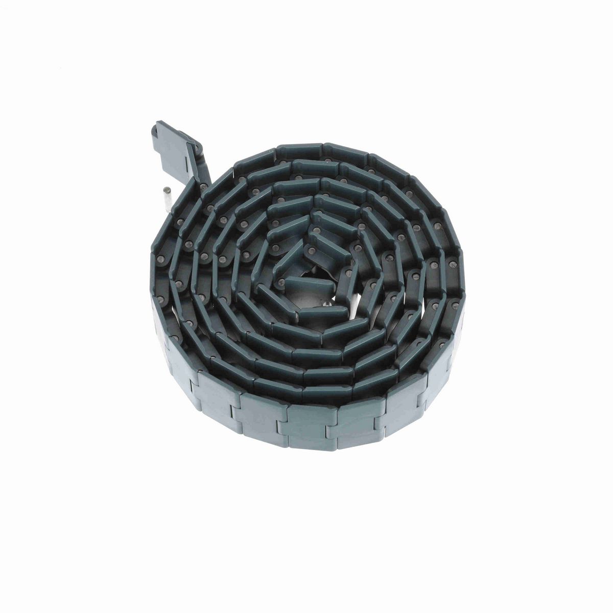 System Plast 828 Straight Running Solid Top, Material: NG evo (Gray Blue), Width: 3.25in, Pitch: 1.5in - NGE828-K325