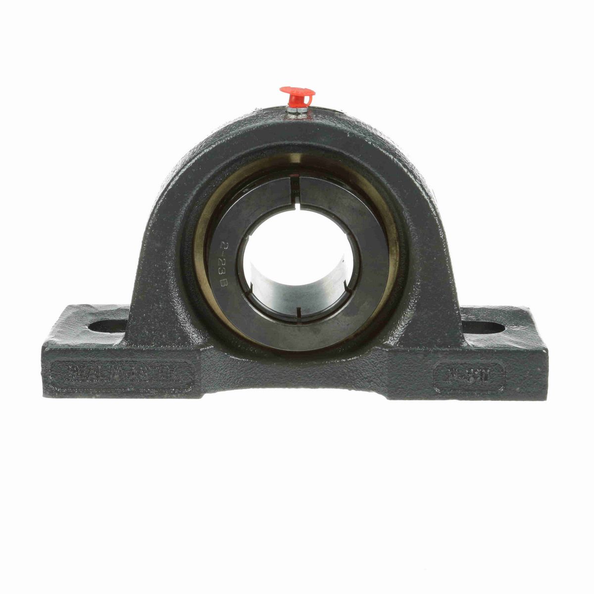 Sealmaster Mounted Cast Iron Two Bolt Pillow Block Ball Bearing - 52100 Bearing Steel, Black Oxided - Concentric Lock - High Temperature & Air Handling Housing Fit, Noise Tested - EMP-35T HTA