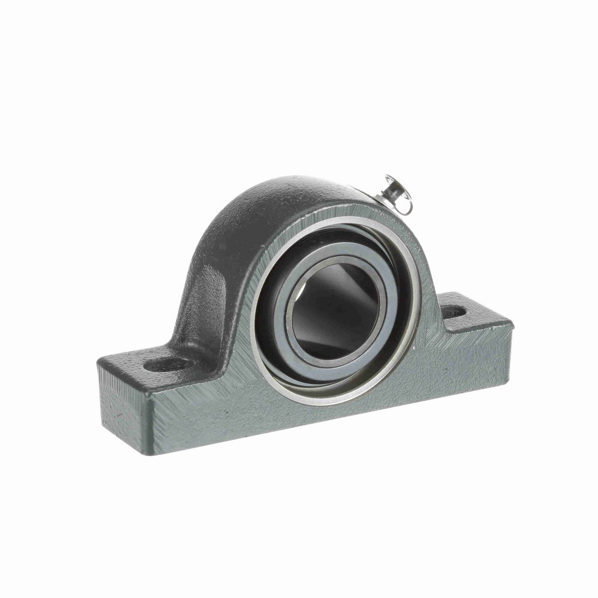 Sealmaster Mounted Cast Iron Two Bolt Pillow Block Spherical Roller - 52100 Bearing Steel, Black Oxided - Collar Mount Lock - USRB5000-115