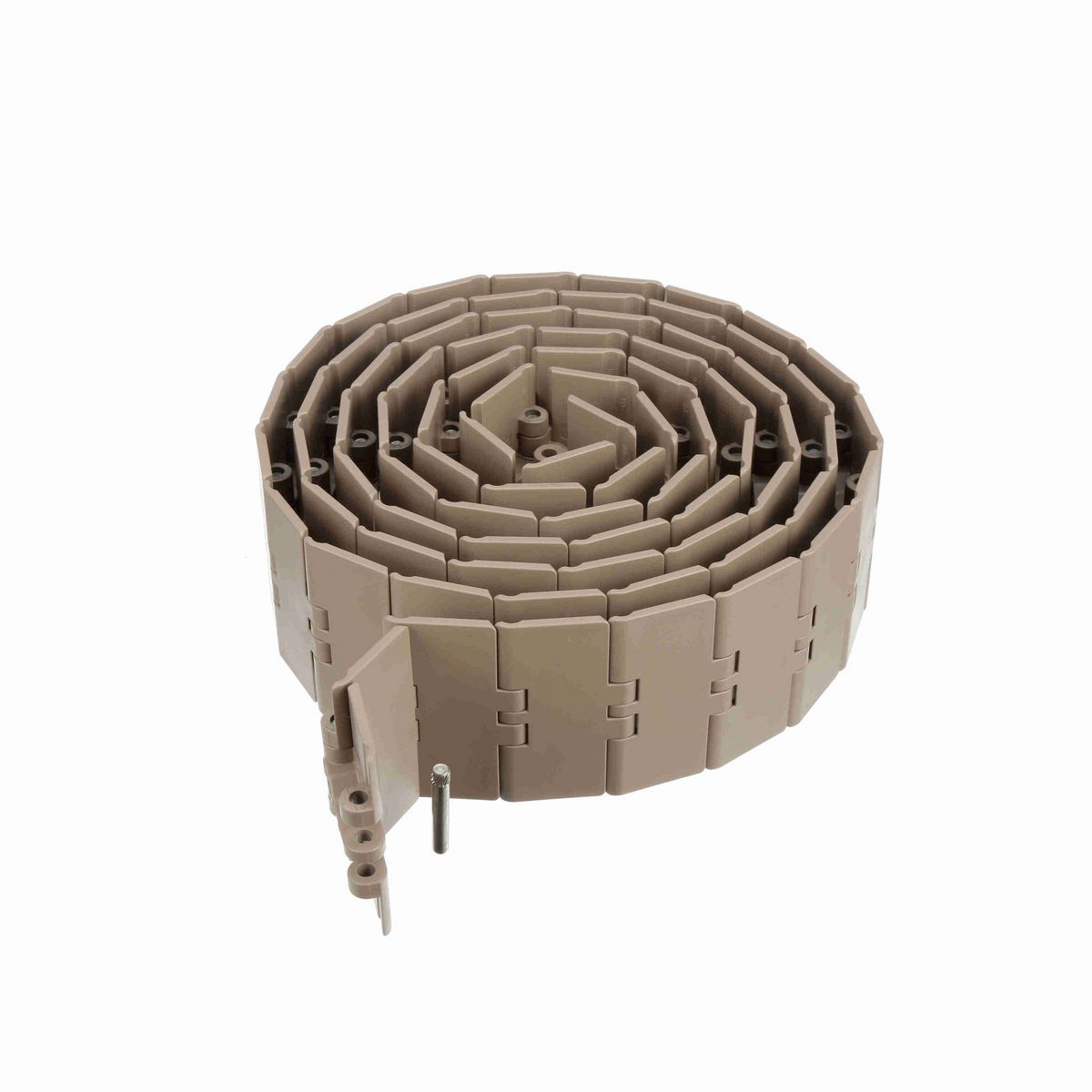 System Plast 820 Straight Running Solid Top, Material: Tan Low Friction, Width: 3.3in, Pitch: 1.5in - LF820-K330