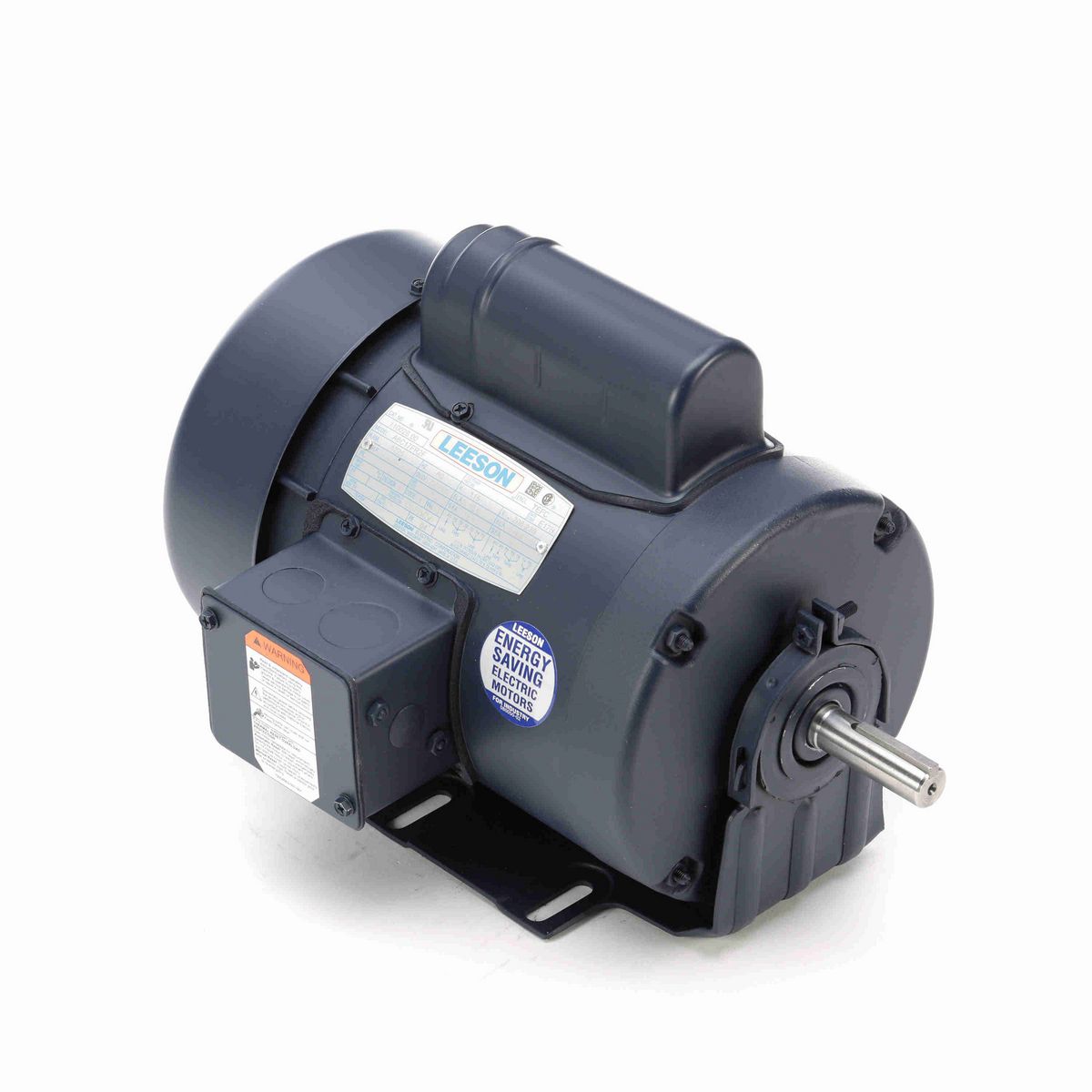LEESON General Purpose Motor, 0.75 HP, 1 Ph, 60 Hz, 115/230 V, 1800 RPM, 56 Frame, TEFC - 110026.00
