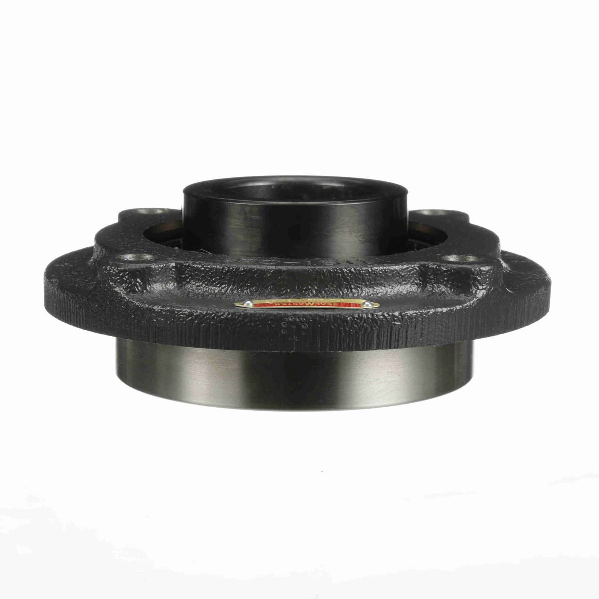 Sealmaster Mounted Cast Iron Flange Cartridge Ball Bearing - 52100 Bearing Steel, Black Oxided - Setscrew Lock - MFC-40C
