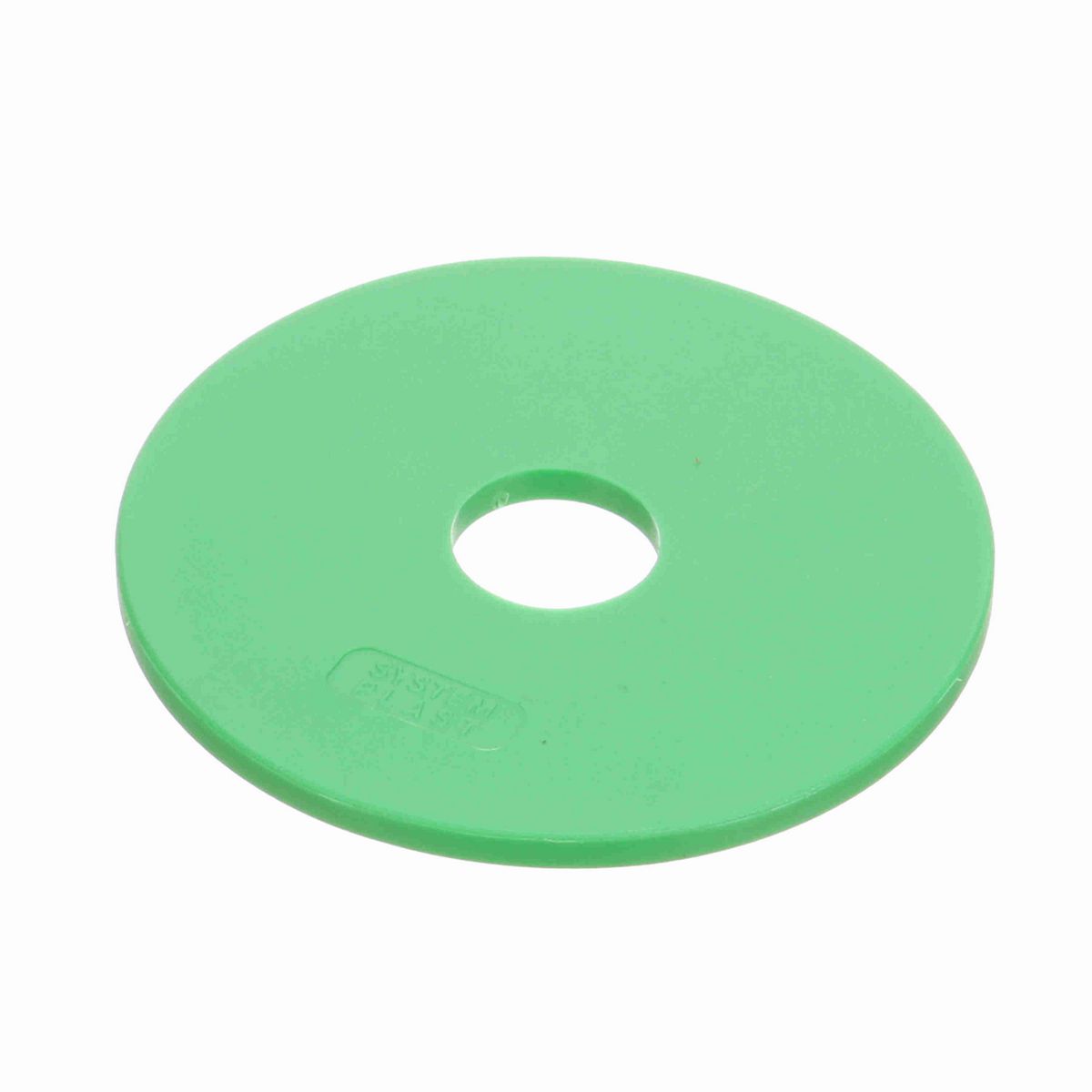 System Plast Flange; OD: 90-mm, Shaft Dia: 20-mm, Length: 5-mm, Color: Green - F-90B20ML5-PPG