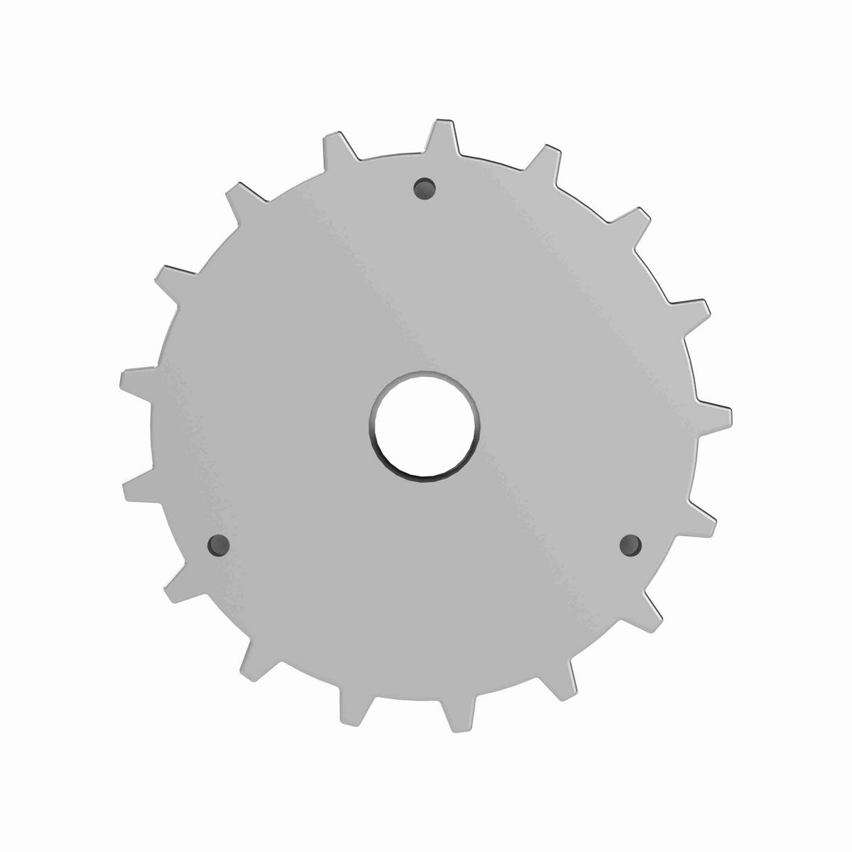 Rexnord 815 Series Solid One Piece Cast Iron Sprocket with 17 Teeth and a 3/4in Round Rough Stock Bore (RSB) - 401-195-17