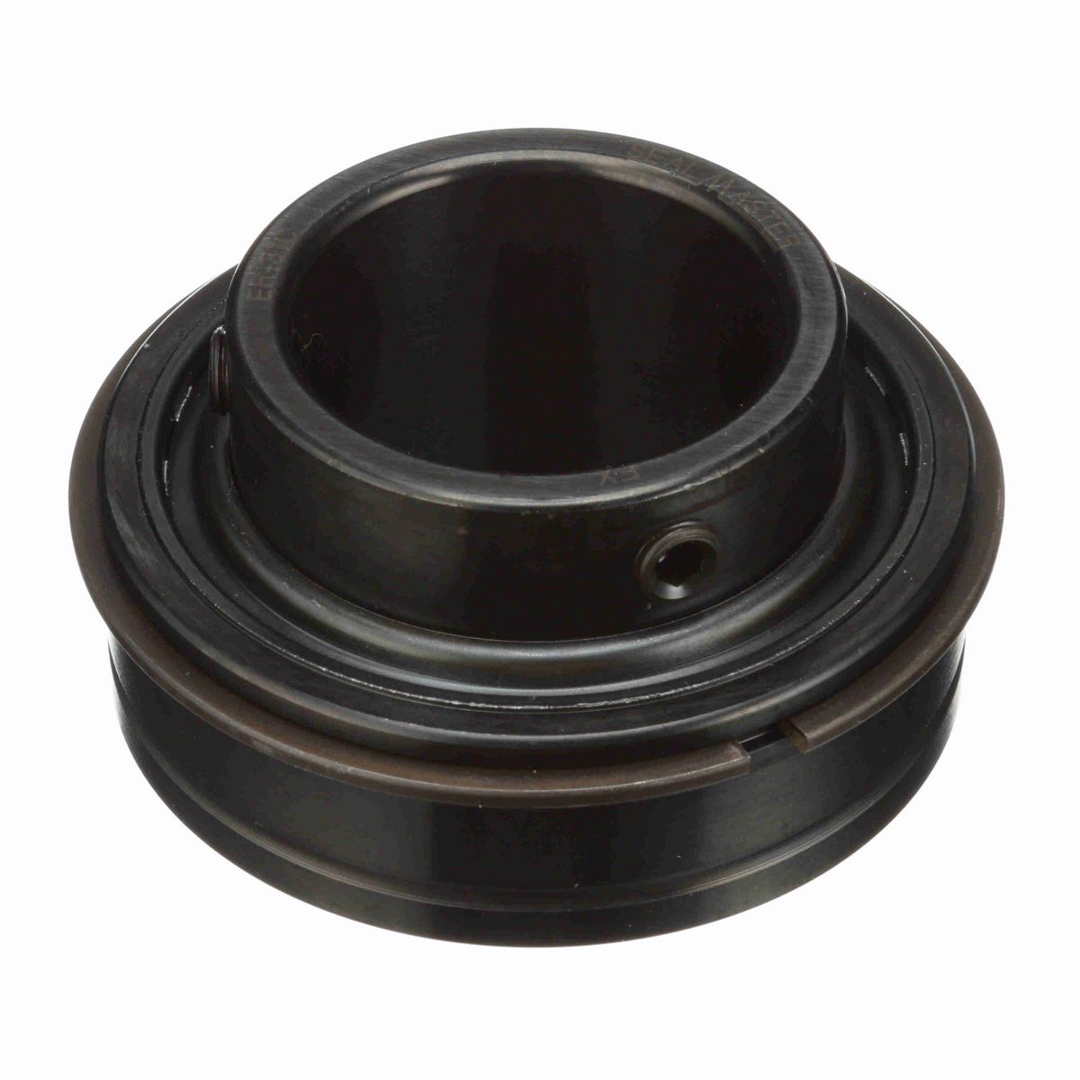 Sealmaster Mounted Insert Only Ball Bearing - 52100 Bearing Steel, Black Oxided - Setscrew Lock - ER-31C