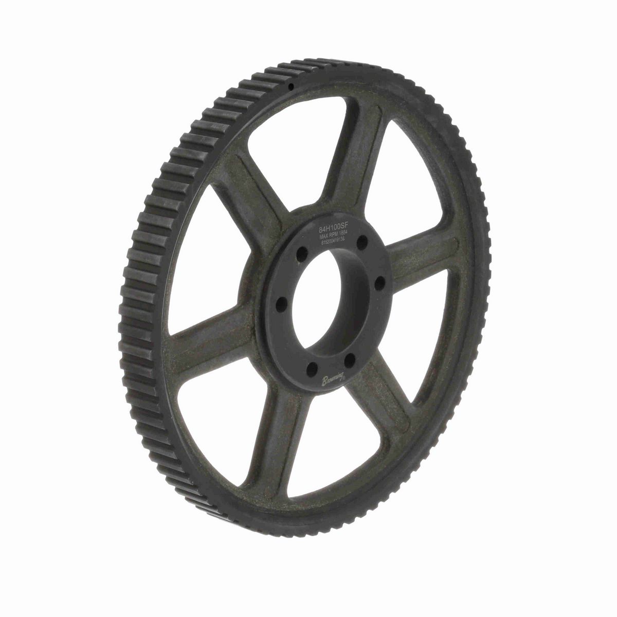 Browning Steel Bushed Bore Gearbelt Pulley - 84H100SF