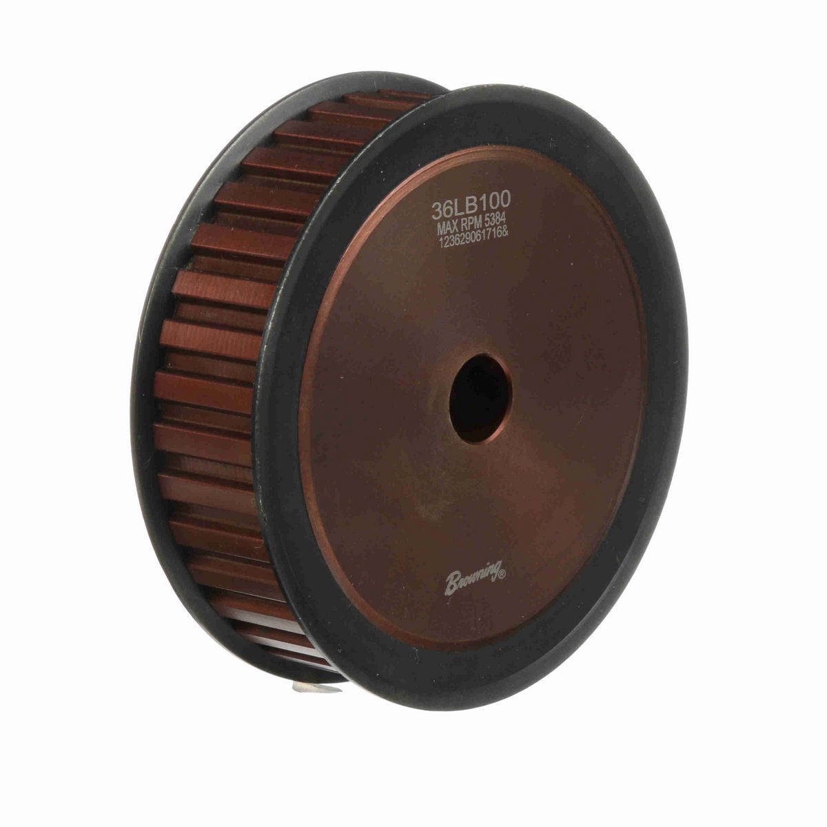 Browning Steel Rough Bore Gearbelt Pulley - 36LB100