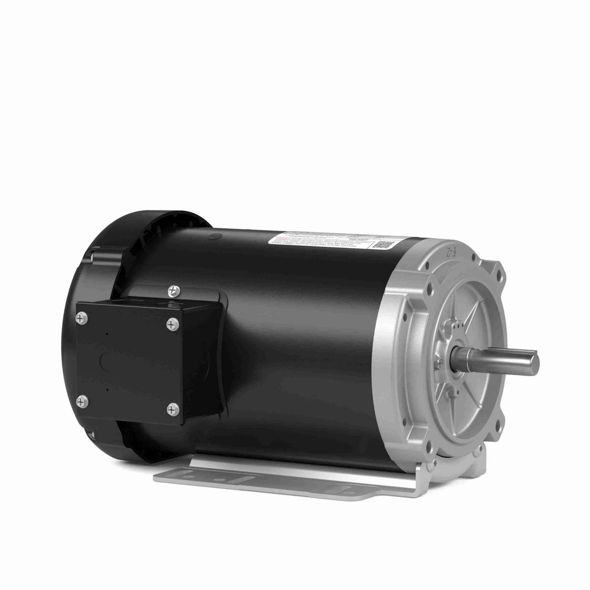 LEESON FLEX-IN-1™ General Purpose Motor, 0.75 & 0.75 HP, 3 Ph, 60 & 50 Hz, 230/460 & 190/380 V, 1800 & 1500 RPM, 56C Frame, TEFC - FX34BK004