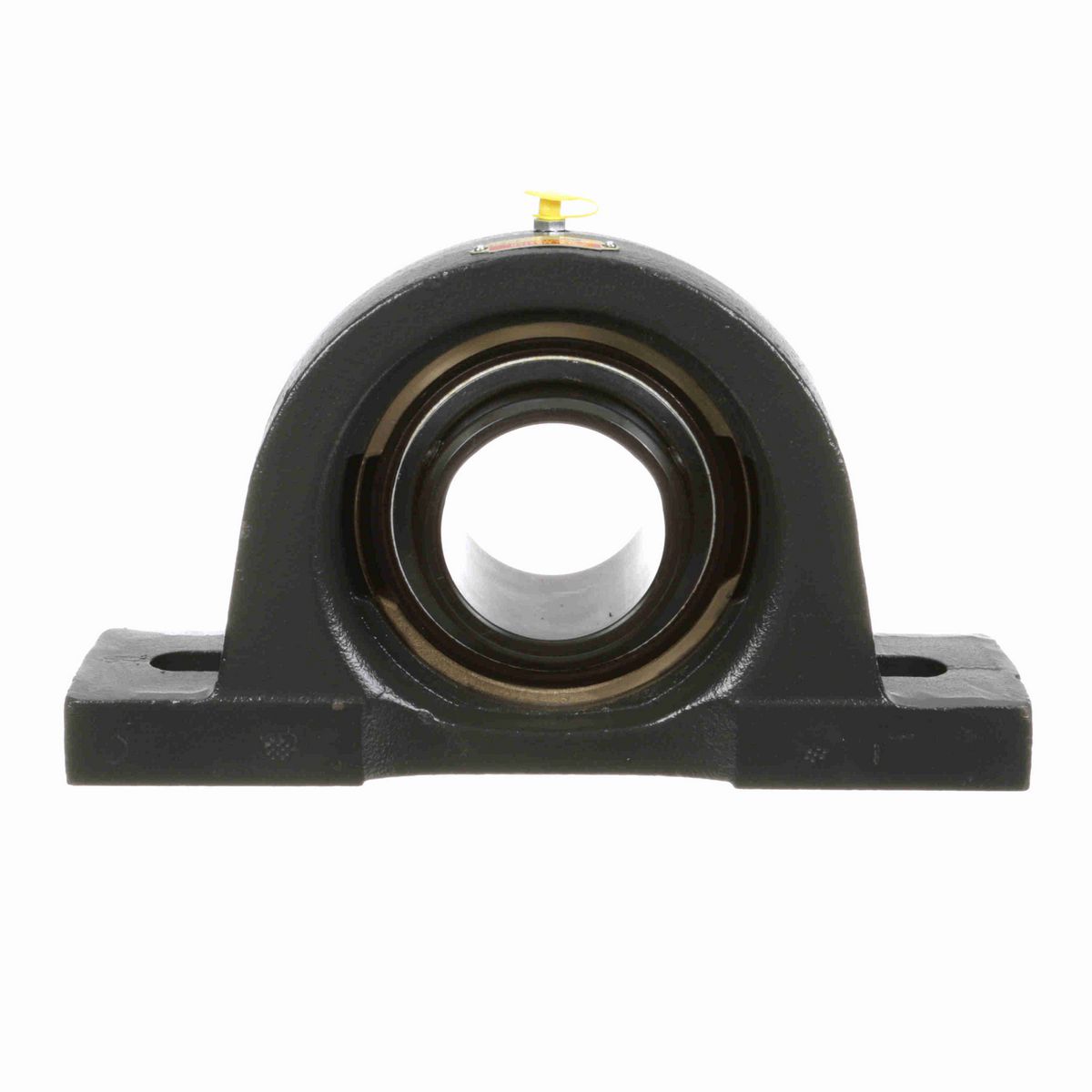 Sealmaster Mounted Cast Iron Two Bolt Pillow Block Ball Bearing - 52100 Bearing Steel, Black Oxided - Double Setscrew Lock - EMPD-47
