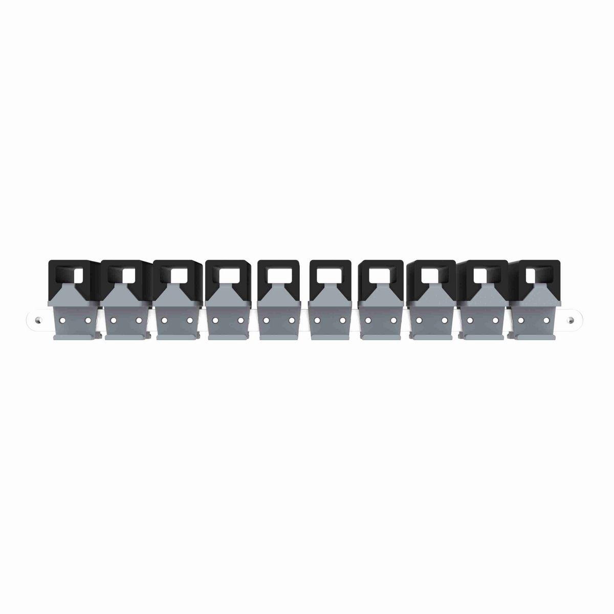 Rexnord 1873TAB SideGrip™ Side-flexing, Material: Silver Platinum Series, Width: 3.75in, Pitch: 1.5in - 81430574