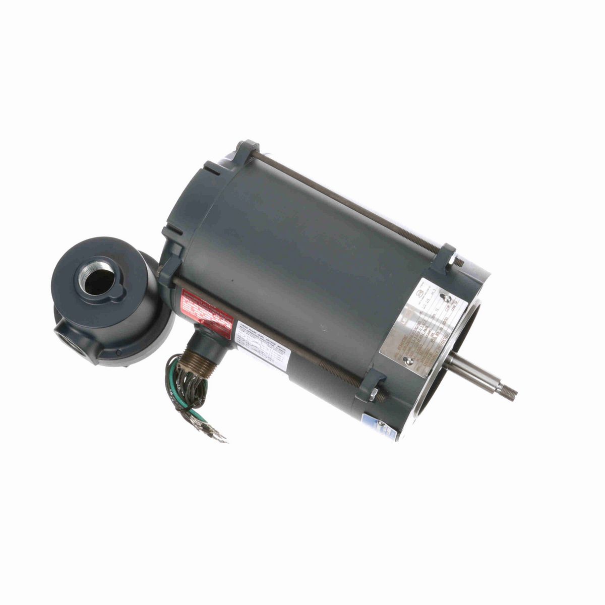 LEESON Explosion Proof Motor, 0.50 & 0.33 HP, 3 Ph, 60 & 50 Hz, 208-230/460 & 190/380 V, 3600 & 3000 RPM, 56J Frame, EPNV - 116187.00