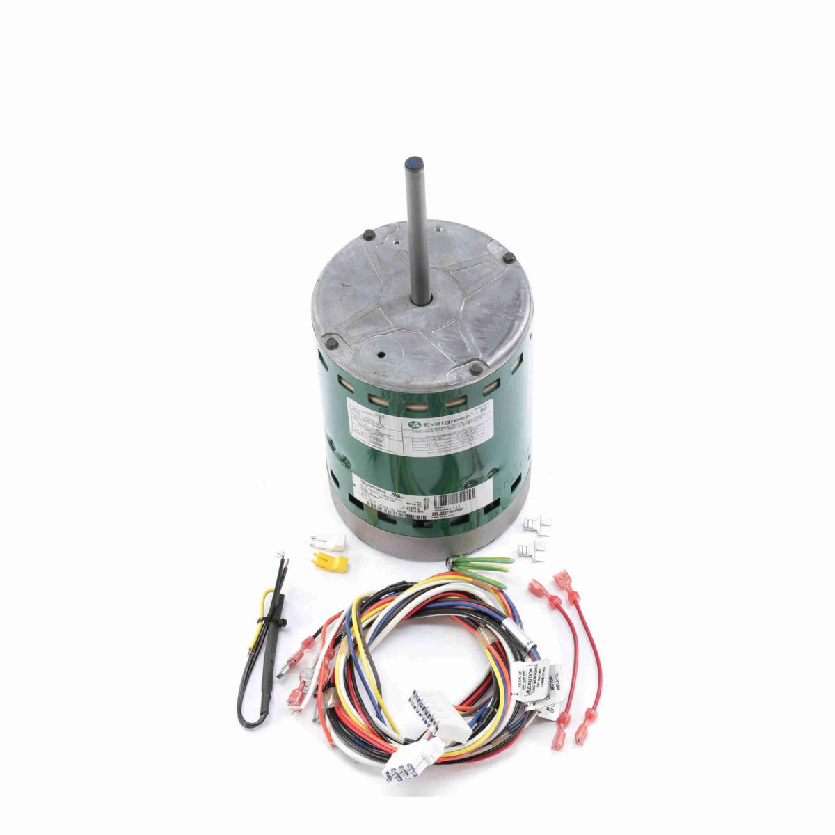 Genteq EVERGREEN® IM Fan and Blower Motor, 1 - 1/2 HP, 1 Ph, 60/50 Hz, 115/230 V, 1075 RPM, 1 Speed, 48 Frame, OPAO - 6010