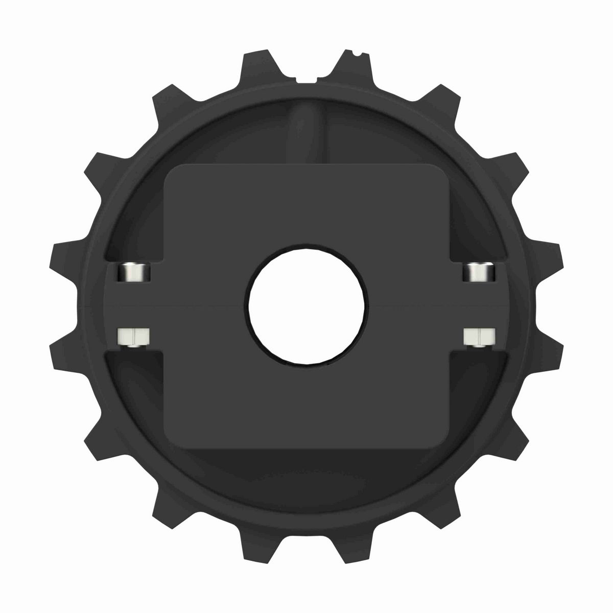 Rexnord 7950 Series Split Molded Nylon Sprocket with 16 Teeth and 1-1/2in Round Idler Bore - 614-167-6