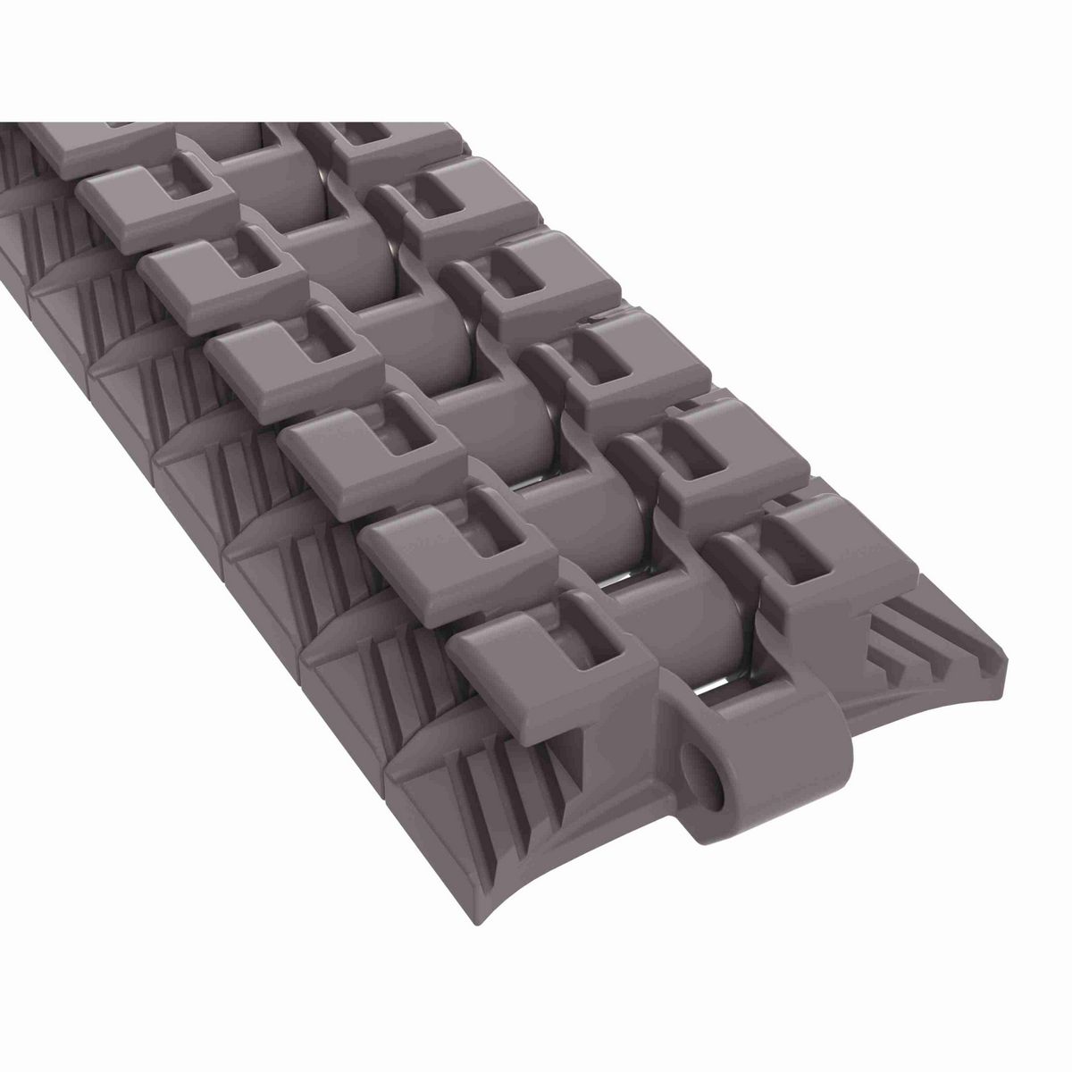 Rexnord 1055 FTLPC Side-flexing Solid Top, Material: Brown High Performance, Width: 3.25in, Pitch: 1in - 81429731