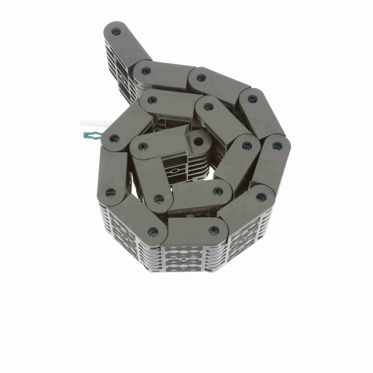 System Plast 2630FTS Straight Running Solid Top, Material: Gray Low Friction, Width: 100mm, Pitch: 2.5in - LFG2630FTS-M0100