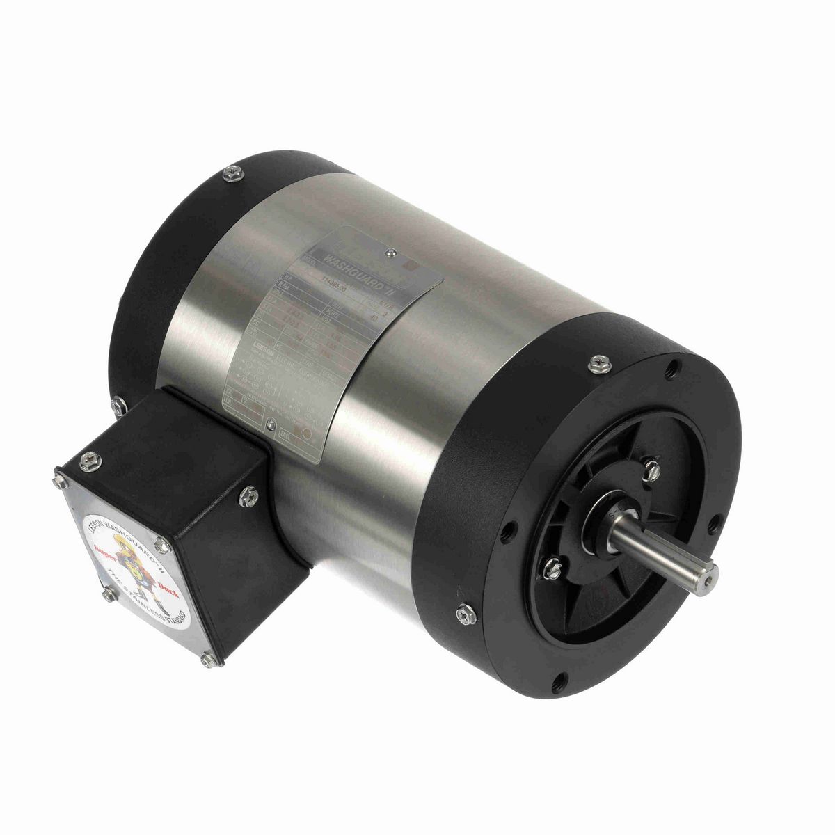 LEESON Washguard® ll General Purpose Motor, 0.75 HP, 3 Ph, 60 Hz, 230/460 V, 1800 RPM, 56C Frame, TENV - 114395.00