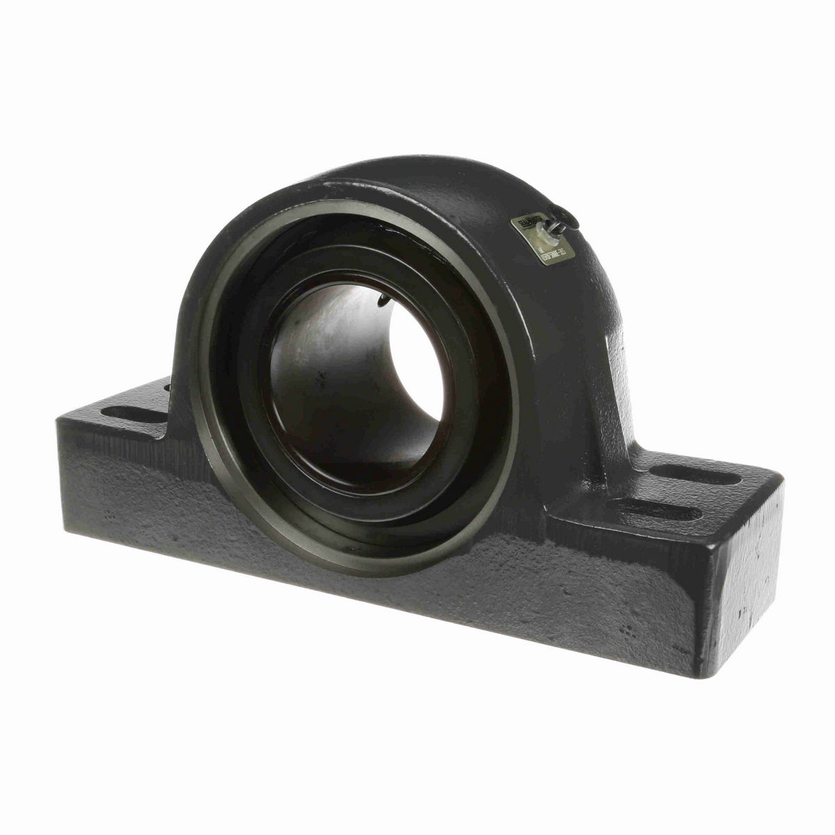 Sealmaster Mounted Cast Iron Four Bolt Pillow Block Spherical Roller - 52100 Bearing Steel, Black Oxided - Collar Mount Lock - USRBF5000E-315
