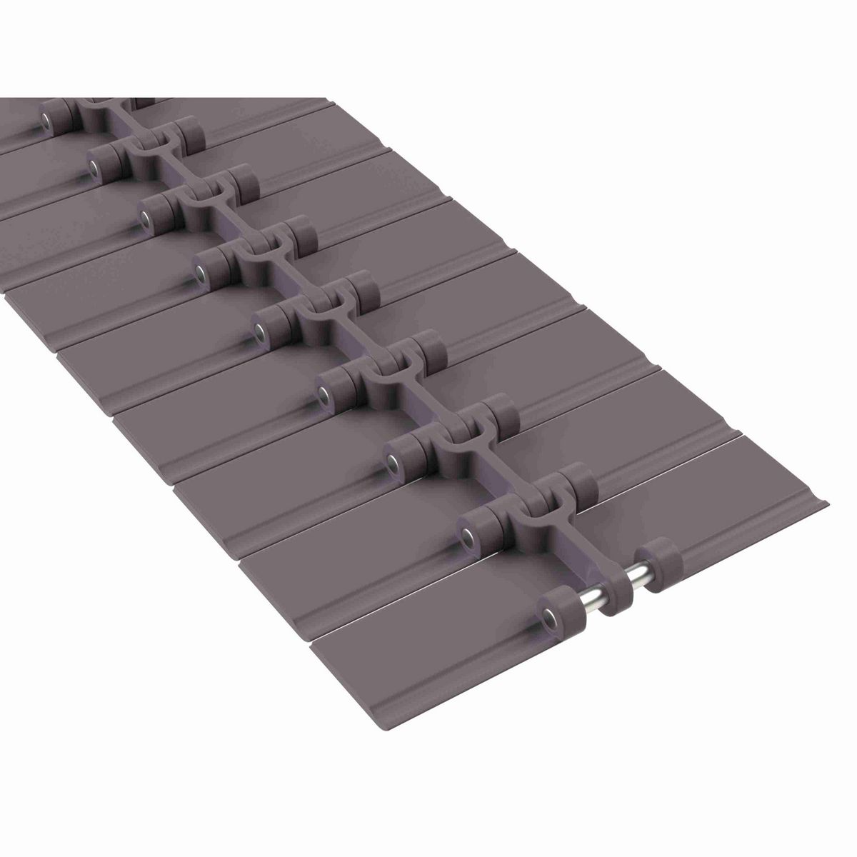 Rexnord 820 RubberTop Straight Running RubberTop®, Material: Brown High Performance, Width: 6in, Pitch: 1.5in - 81416213