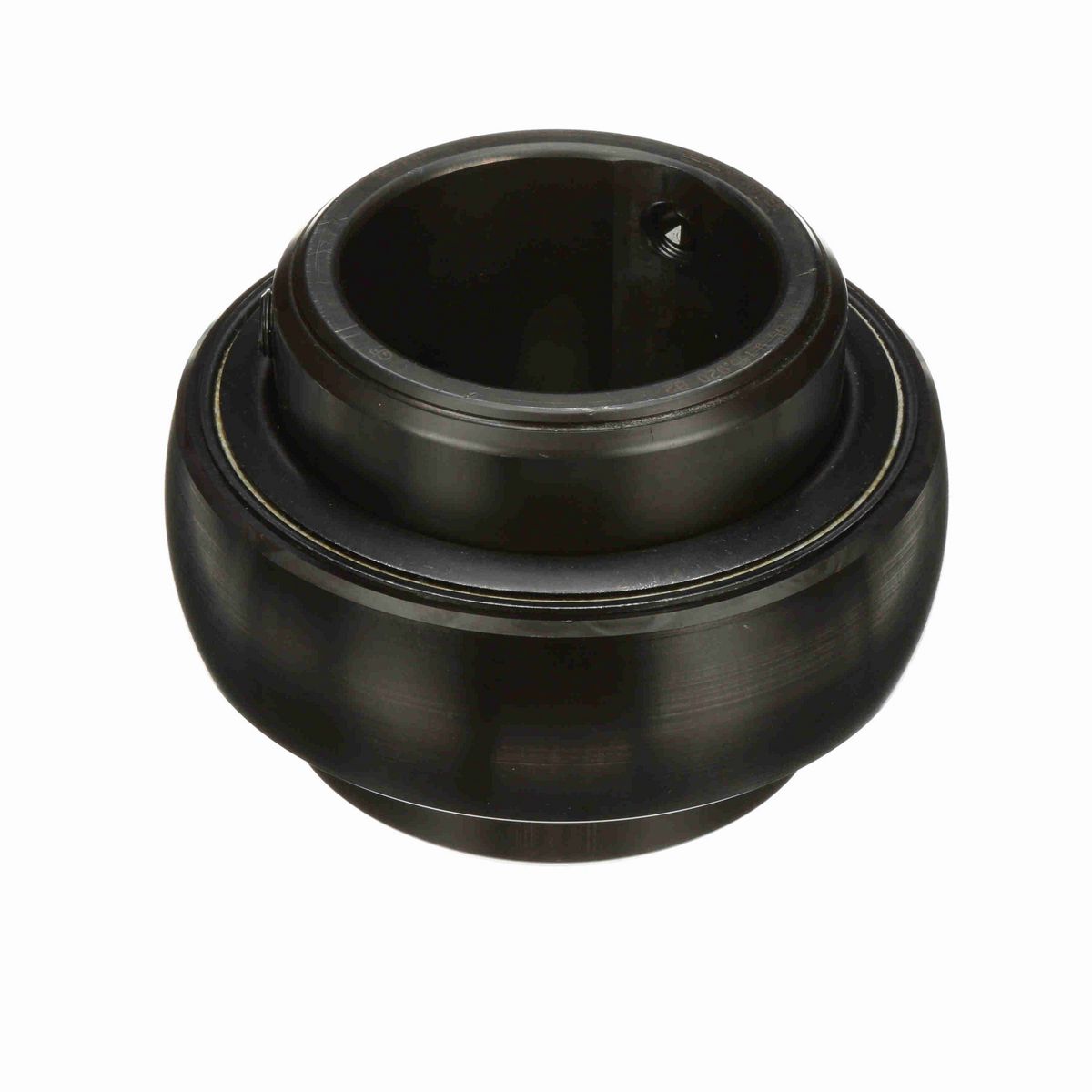Sealmaster Mounted Insert Only Ball Bearing - 52100 Bearing Steel, Black Oxided - Double Setscrew Lock - 3-215D