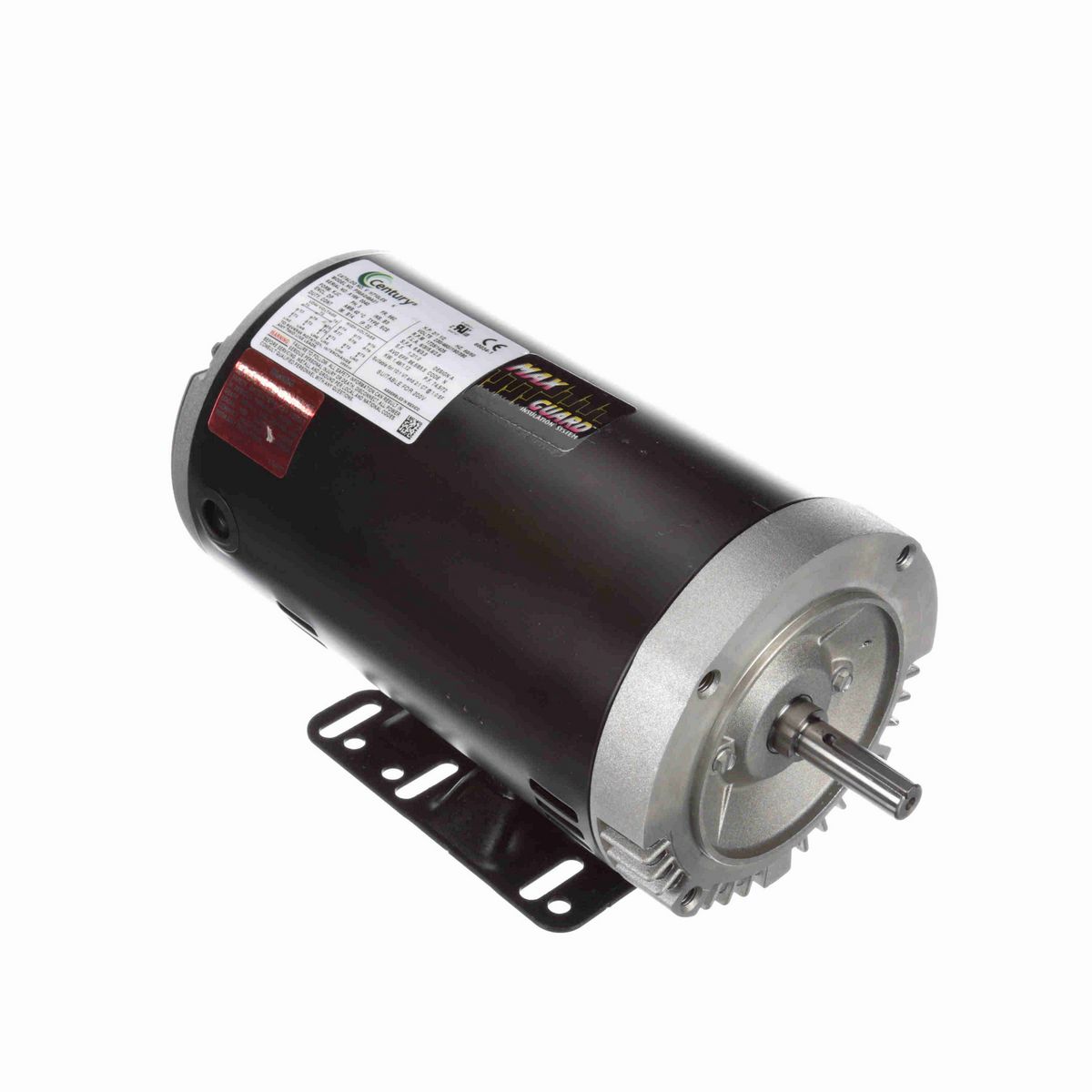 Century General Purpose Motor, 2.0 HP, 3 Ph, 60 Hz, 230/460 V, 1800 RPM, 56C Frame, DP - H710LES