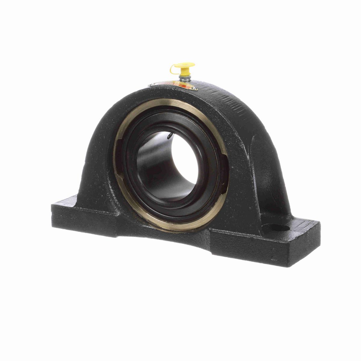 Sealmaster Mounted Cast Iron Two Bolt Pillow Block Ball Bearing - 52100 Bearing Steel, Black Oxided - Setscrew Lock - ENP-39