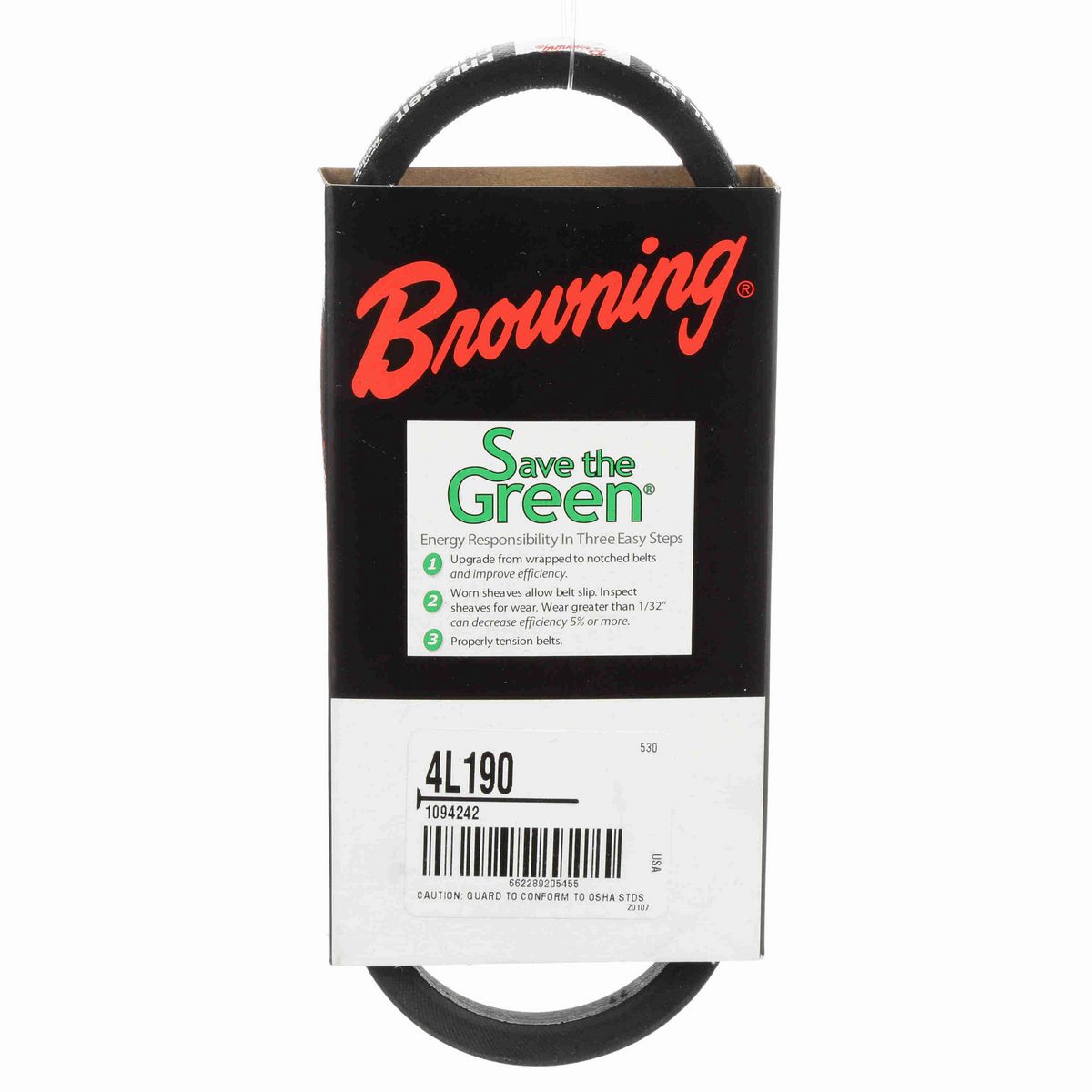 Browning Rubber FHP Belt - 4L190