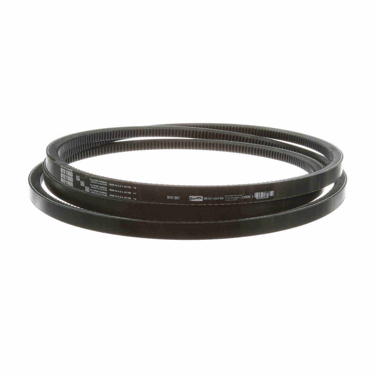 Browning EPDM Notched Belt 98% Efficient - 8VX1900