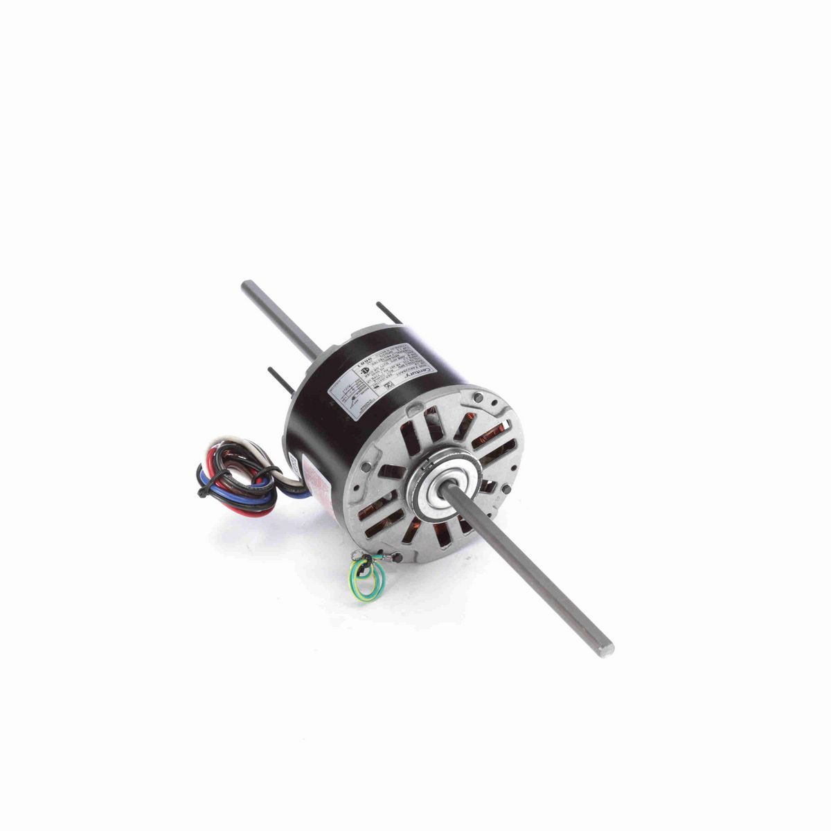 Century Fan Coil & Air Conditioner Motor, 1/8 HP, 1 Ph, 60/50 Hz, 115 V, 1550 RPM, 3 Speed, 48 Frame, SEMI ENCL - 9681