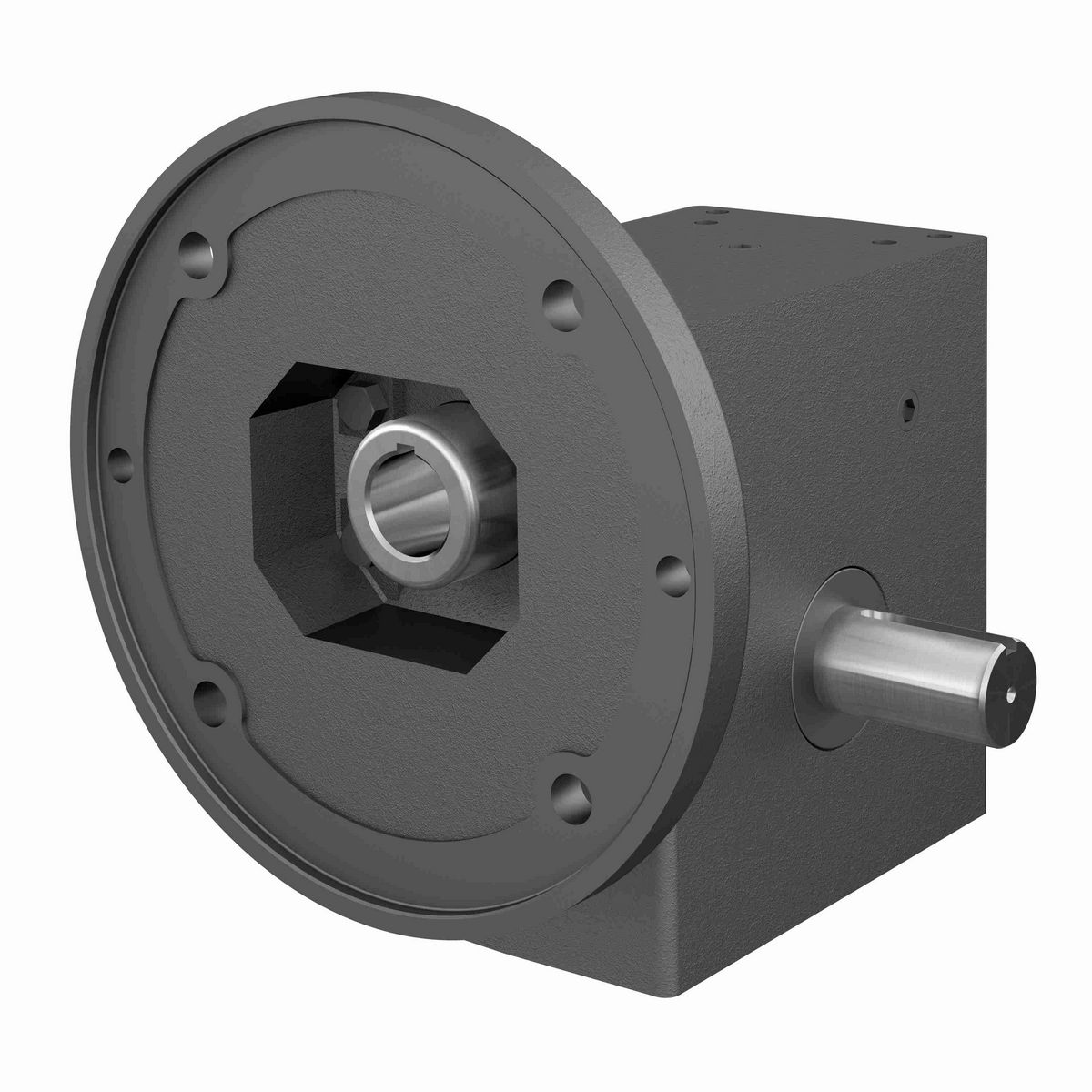 Hub City PowerCubeX Worm Gear Reducer Cast Iron Single-Reduction Worm Reducer - 264 50/1 C WR 182TC