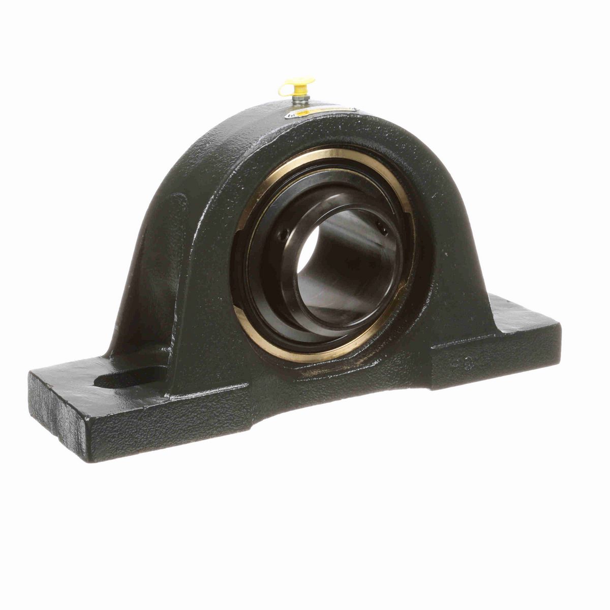 Sealmaster Mounted Cast Iron Two Bolt Pillow Block Ball Bearing - 52100 Bearing Steel, Black Oxided - Double Setscrew Lock - Air Handling Housing Fit, Noise Tested - EMPD-43 CXU