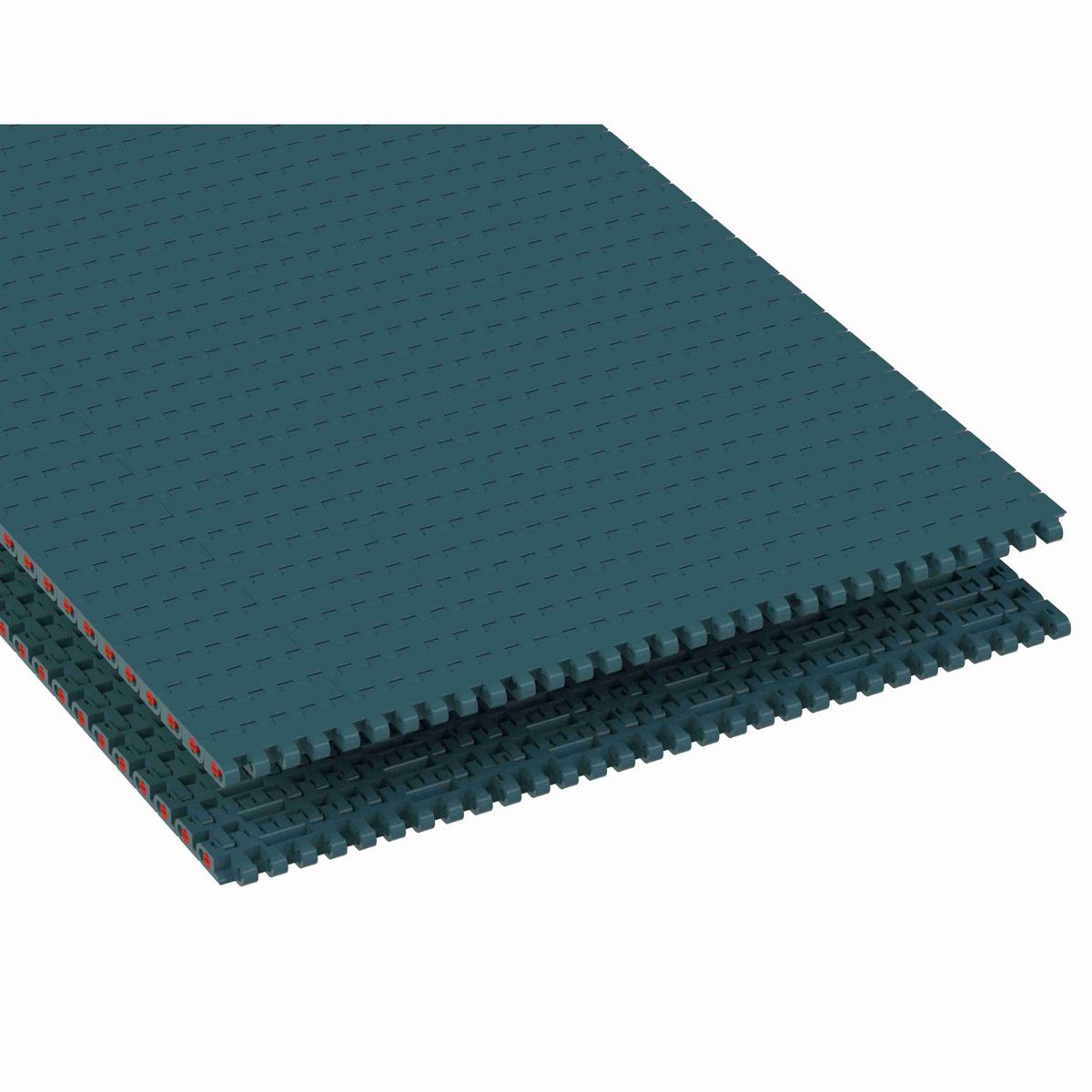 Rexnord 1005FT Straight Running Solid Top, Material: Green Low Friction Acetal, Width: 340mm, Pitch: 1in - 877.00.13