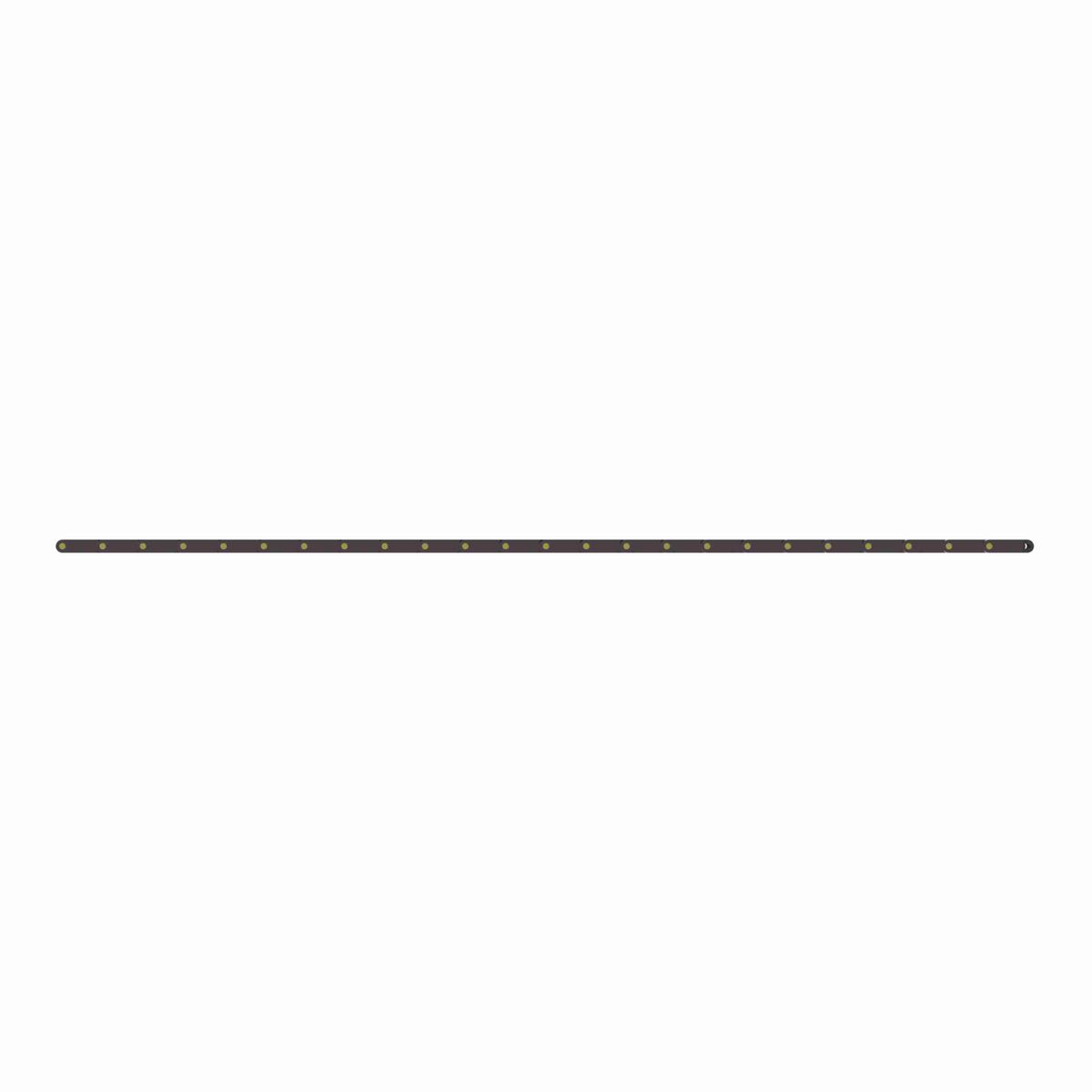 Rexnord 5705 Straight Running Solid Top, Material: Brown High Performance, Width: 12in, Pitch: 1.5in - HP5705-12