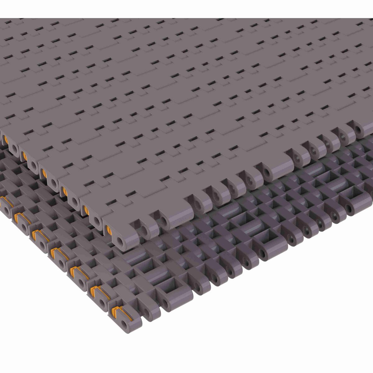 Rexnord 7705M Straight Running Solid Top, Material: Brown High Performance, Width: 425mm, Pitch: 1in - HP7705-425